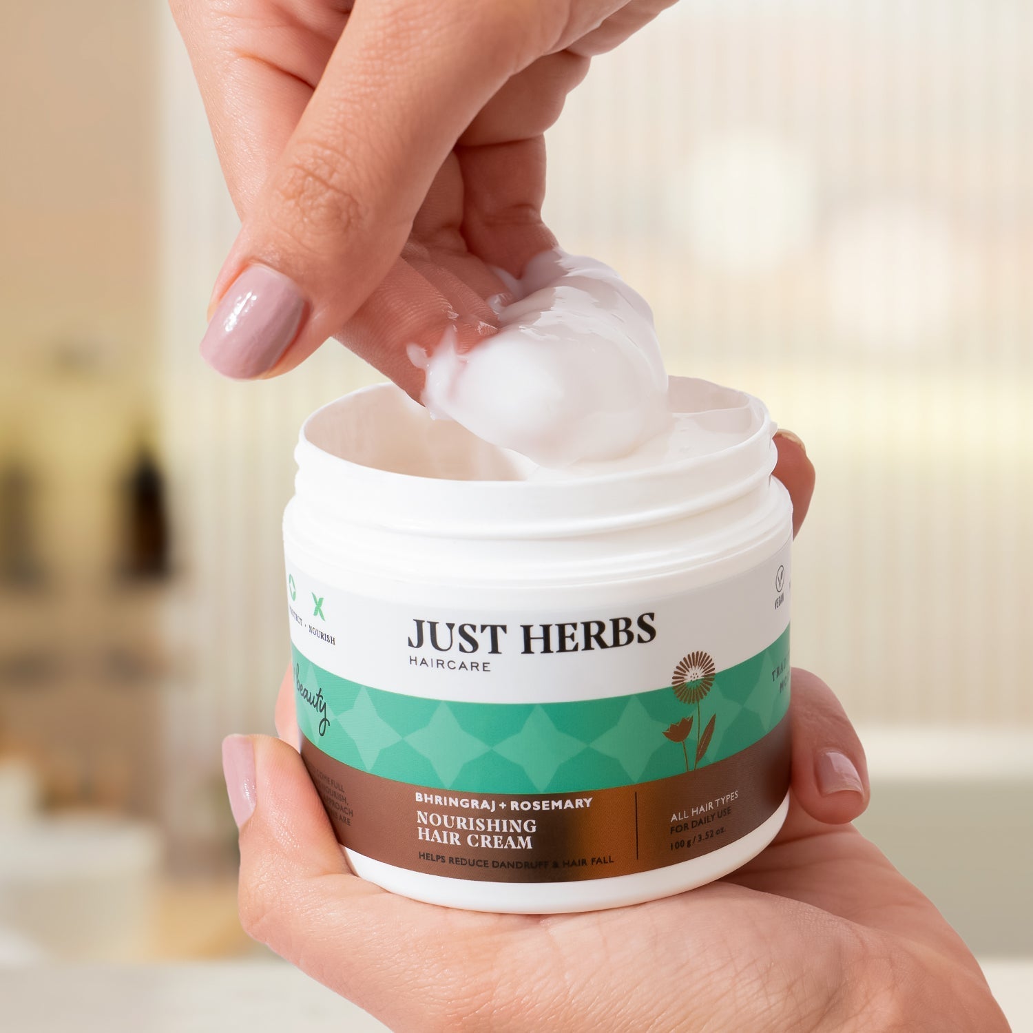 Nourishing Hair Cream with Bhringraj & Rosemary 