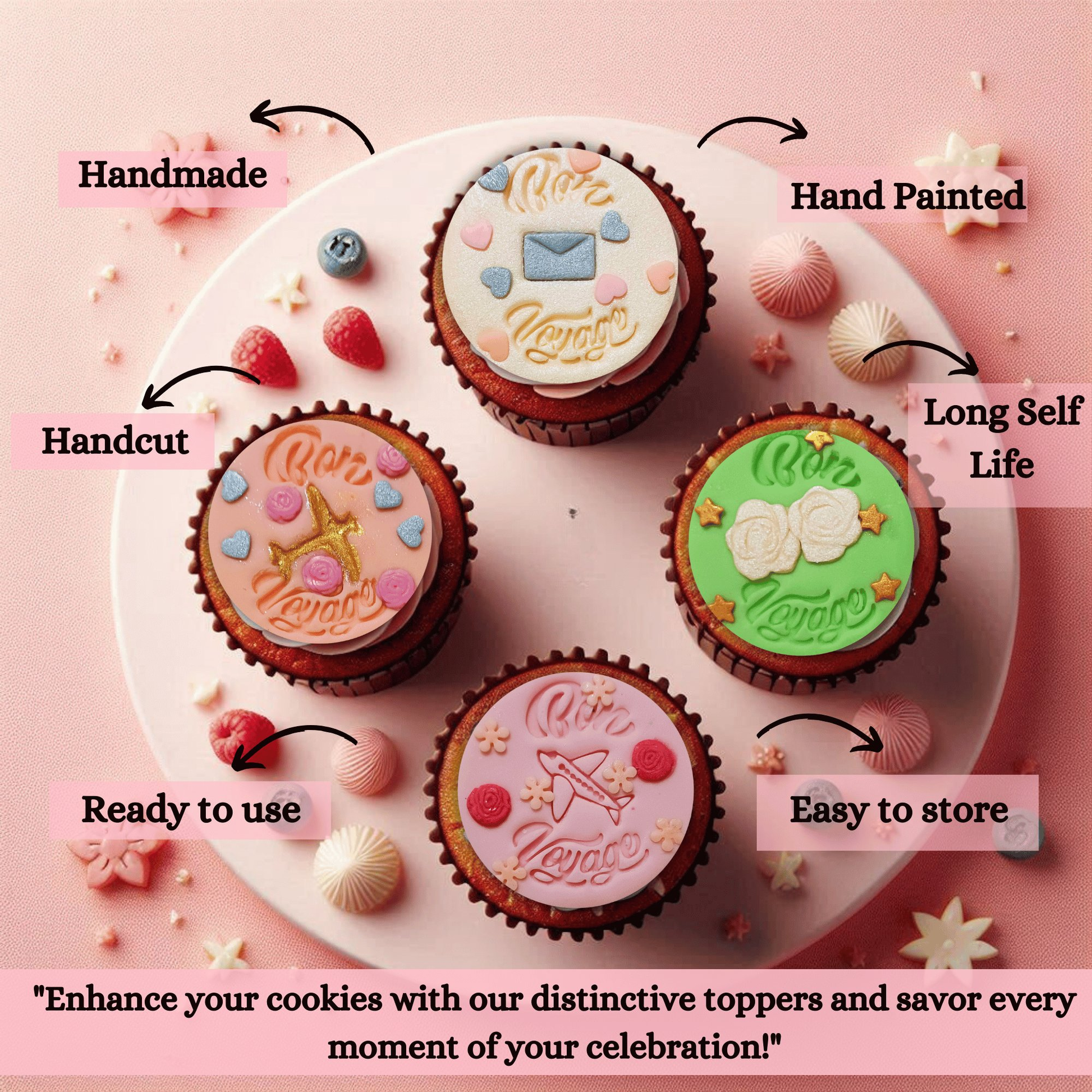 Confect Bon Voyage | Edible Celebration Topper