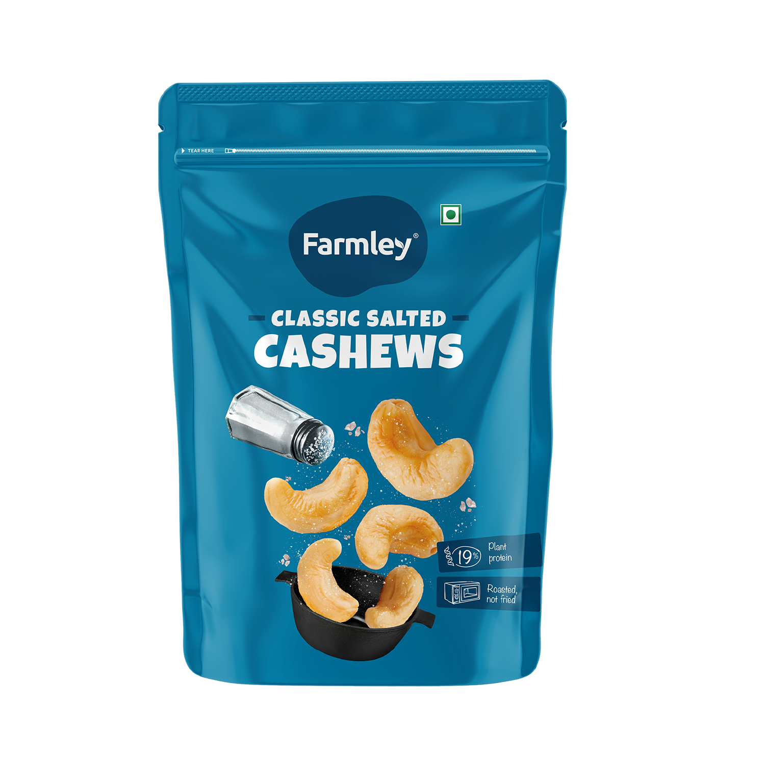 Farmley Classic Salted Cashews - Roasted