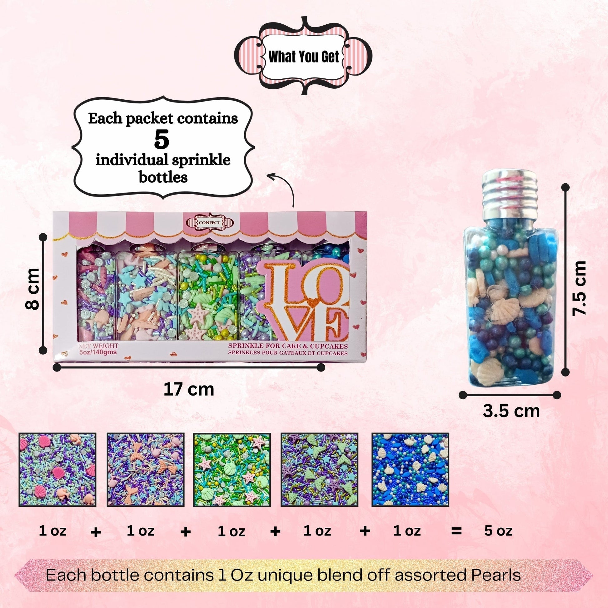 Confect Under the Sea Sprinkles for Decorations 10  Grab2Buy Confect Grab2Buy