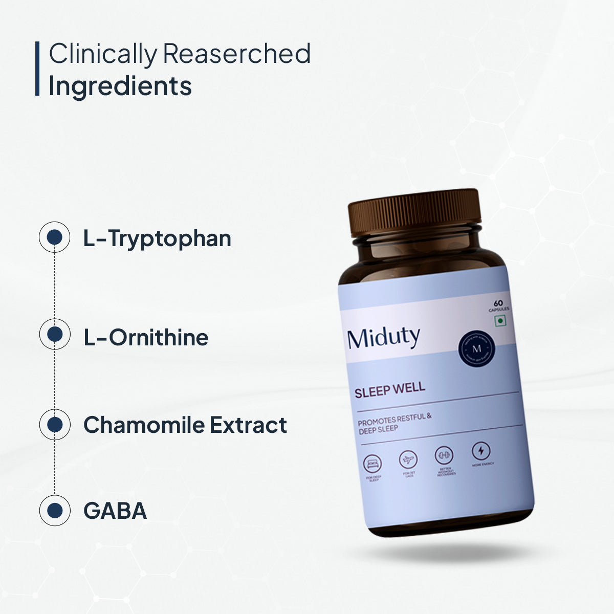 Miduty by Palak Notes Sleep Well Capsules 