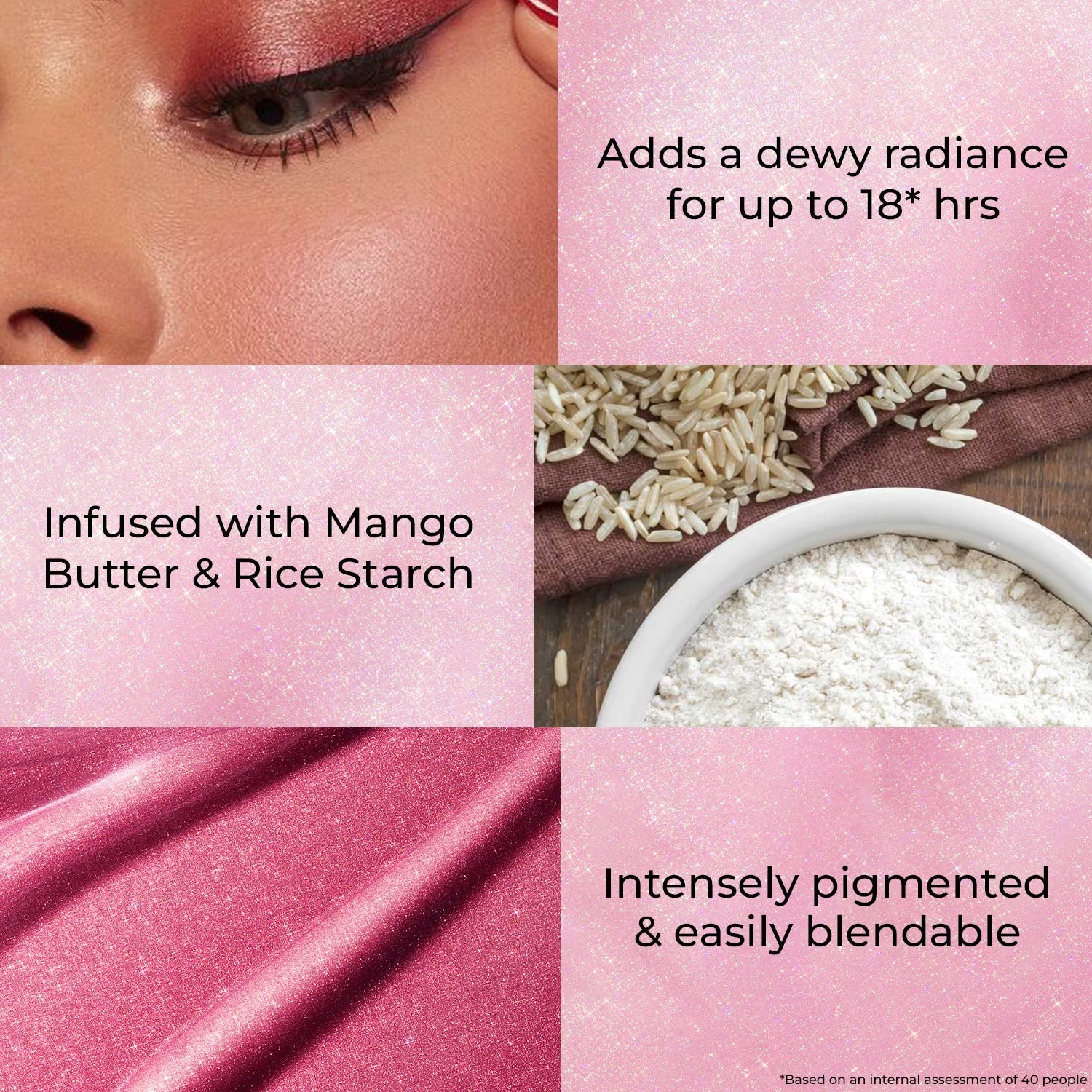 Halo Glow Blush Drops with Mango Butter and Rice Starch - Lovin Lychee 