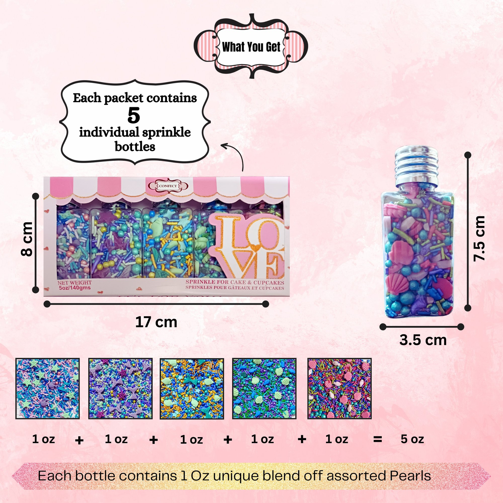 Confect Under the Sea Sprinkles for Decorations 05  Grab2Buy Confect Grab2Buy