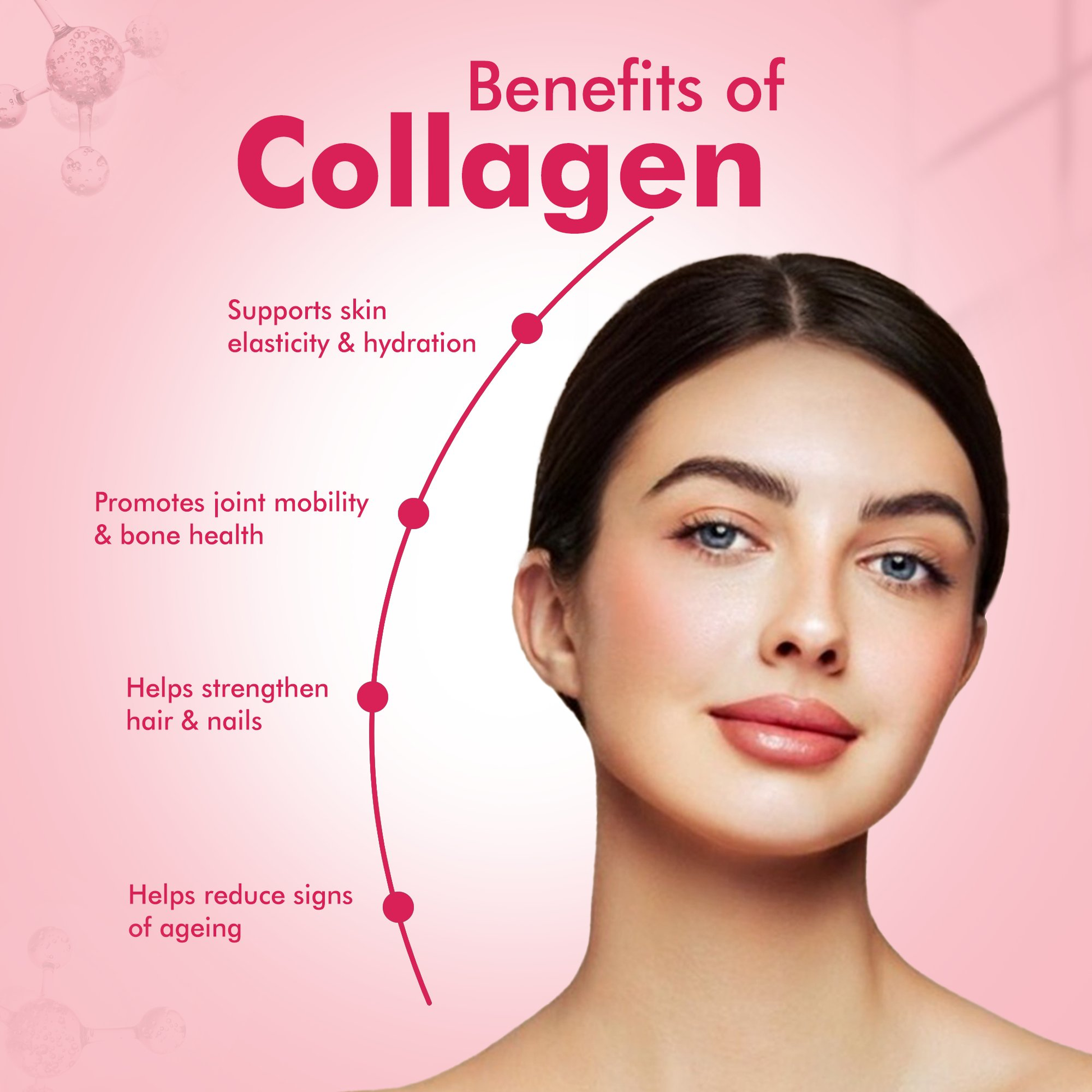 Dr. Morepen Skin Collagen Protein Powder With Hyaluronic Acid, Vitamin C, Sesbania & Biotin - Pineapple Flavour 
