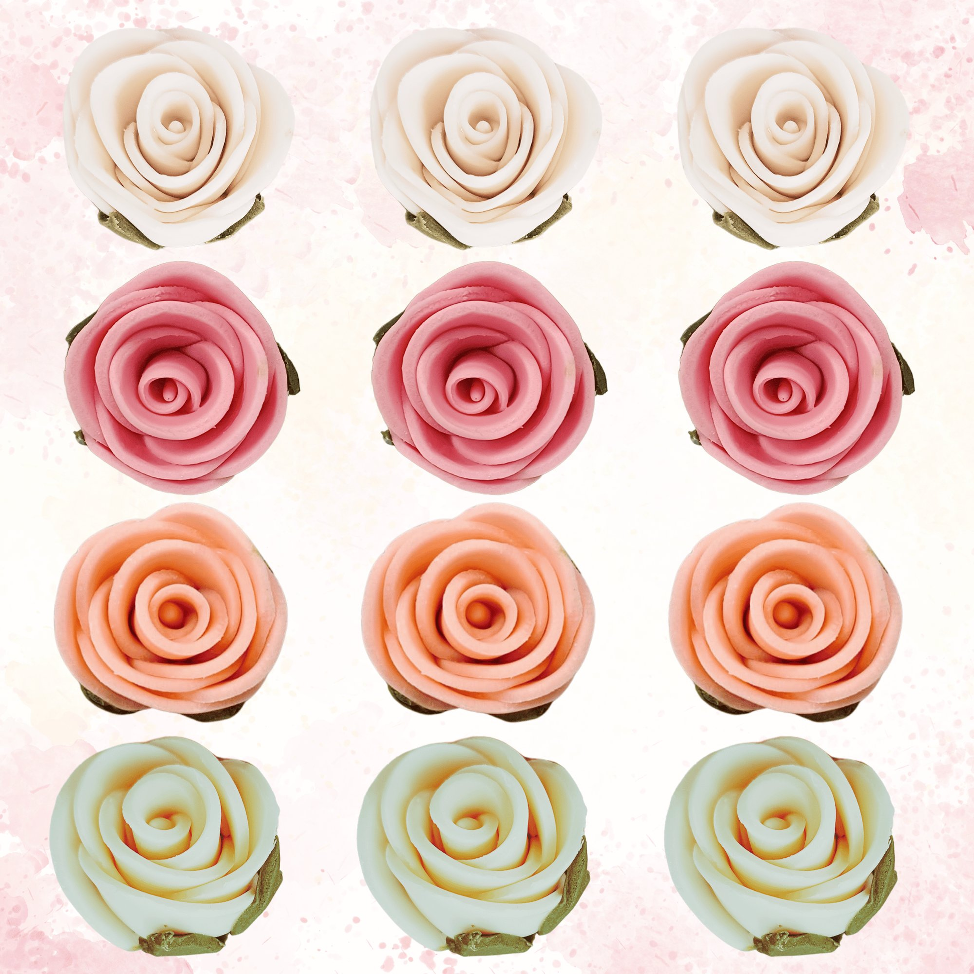 Confect Ombre- 3 | Edible Sugar Roses Topper