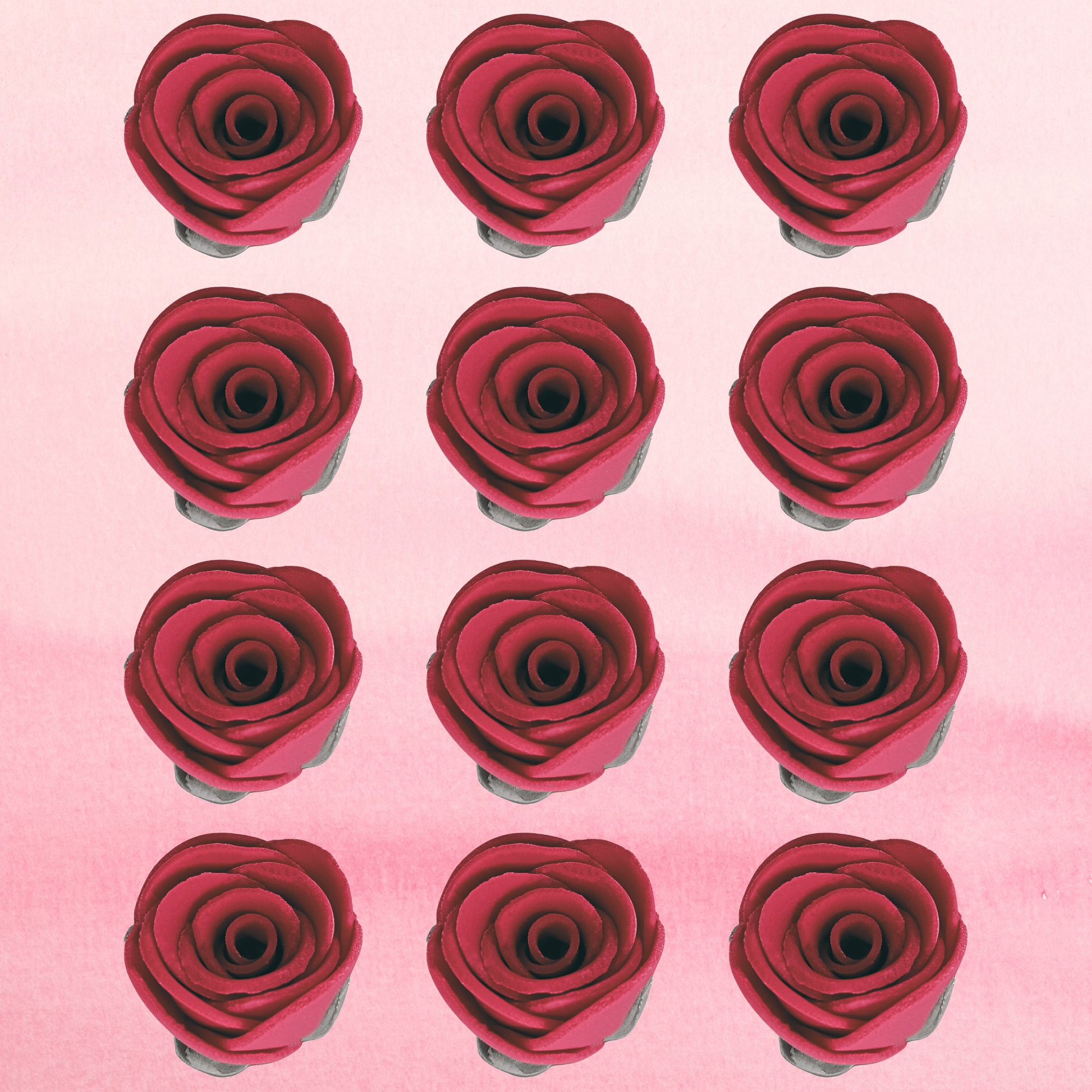 Confect Burgundy | Edible Sugar Flowers