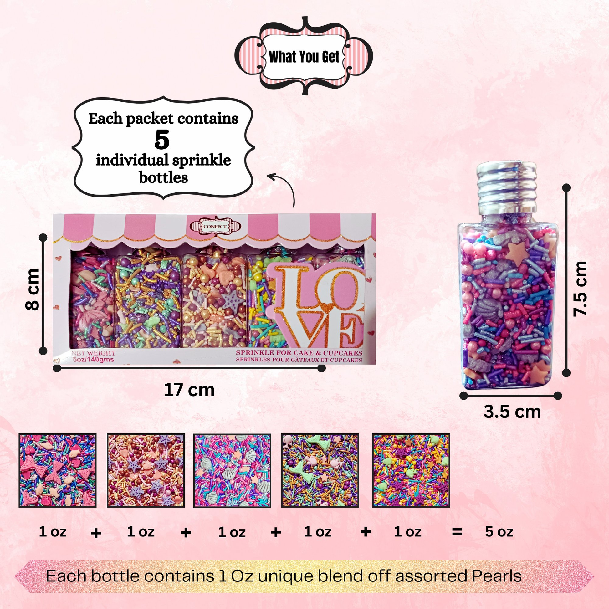 Confect Under the Sea Sprinkles for Decorations 02  Grab2Buy Confect Grab2Buy