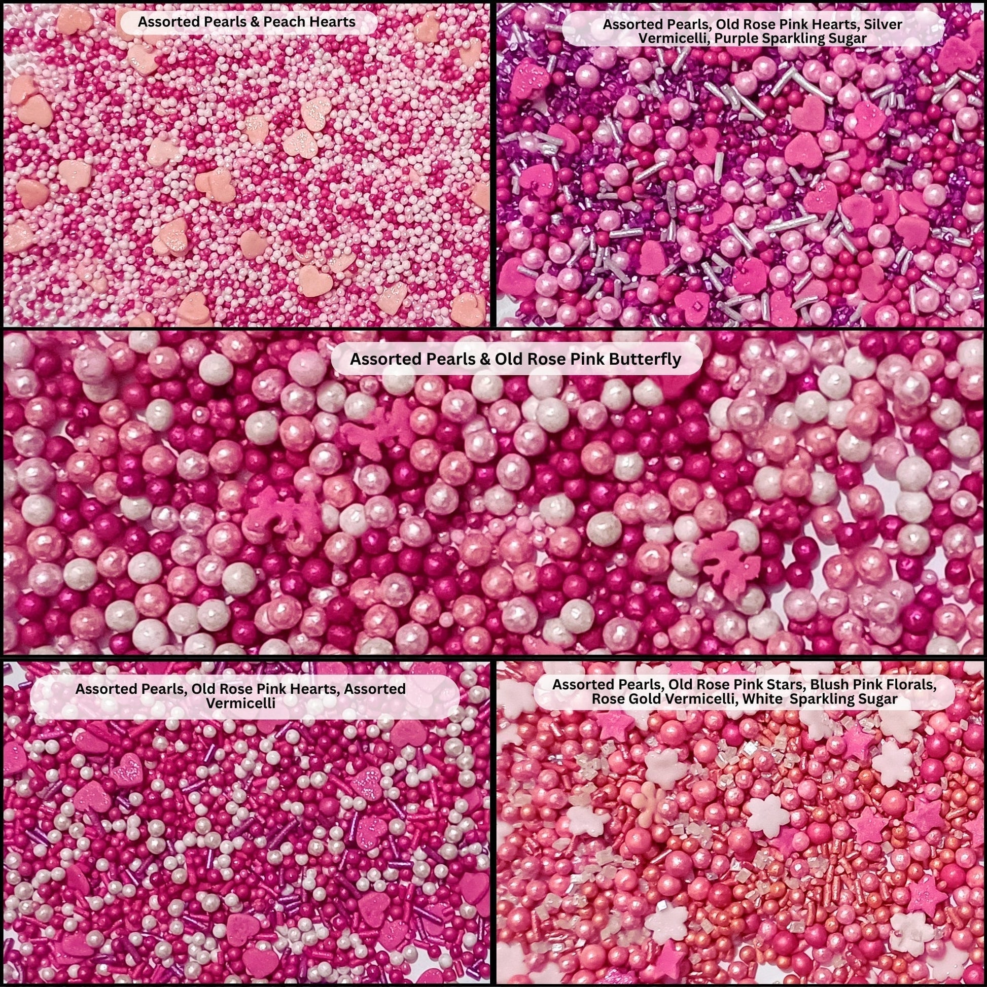 Confect Valentine Sprinkles | 12 Edible Decoration for Baking & Dessert  Grab2Buy Confect Grab2Buy
