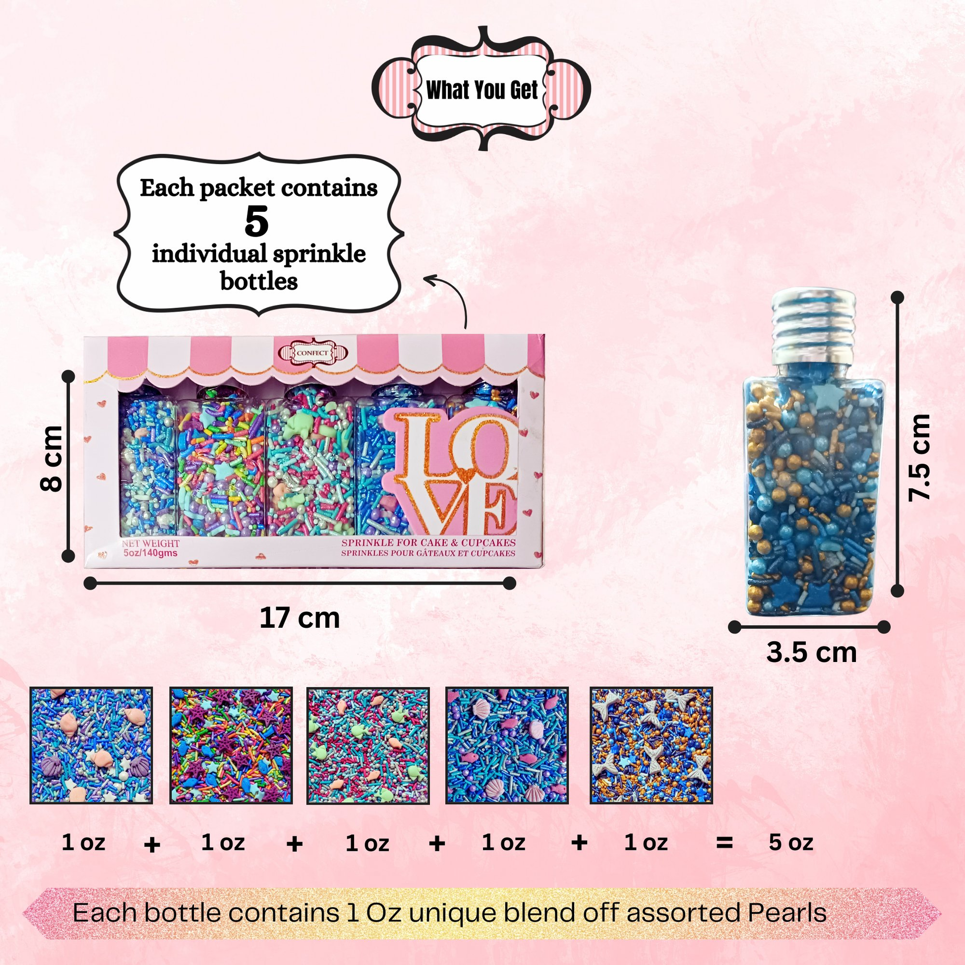 Confect Under the Sea Sprinkles for Decorations 08  Grab2Buy Confect Grab2Buy
