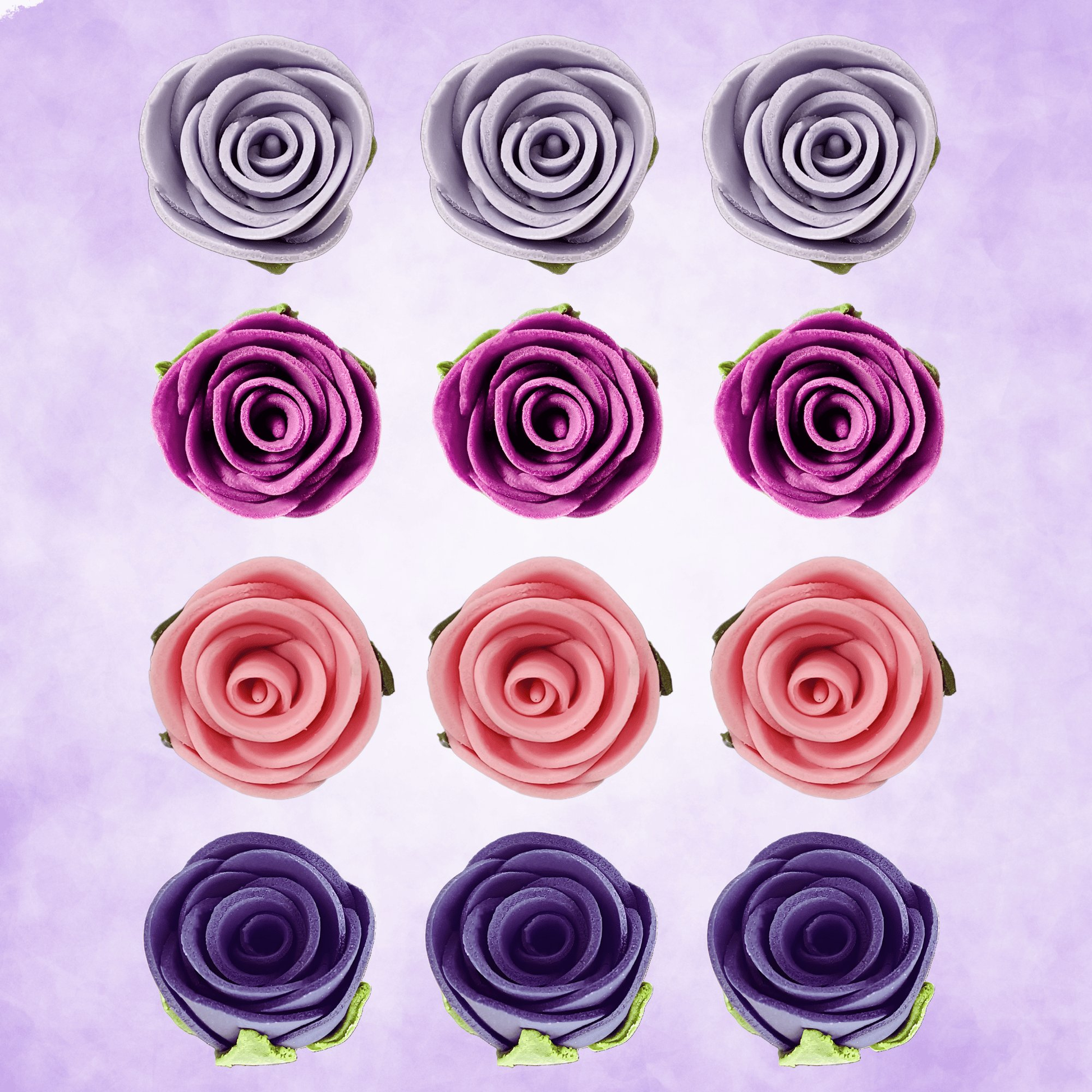 Confect Ombre- 4 | Edible Sugar Roses Topper