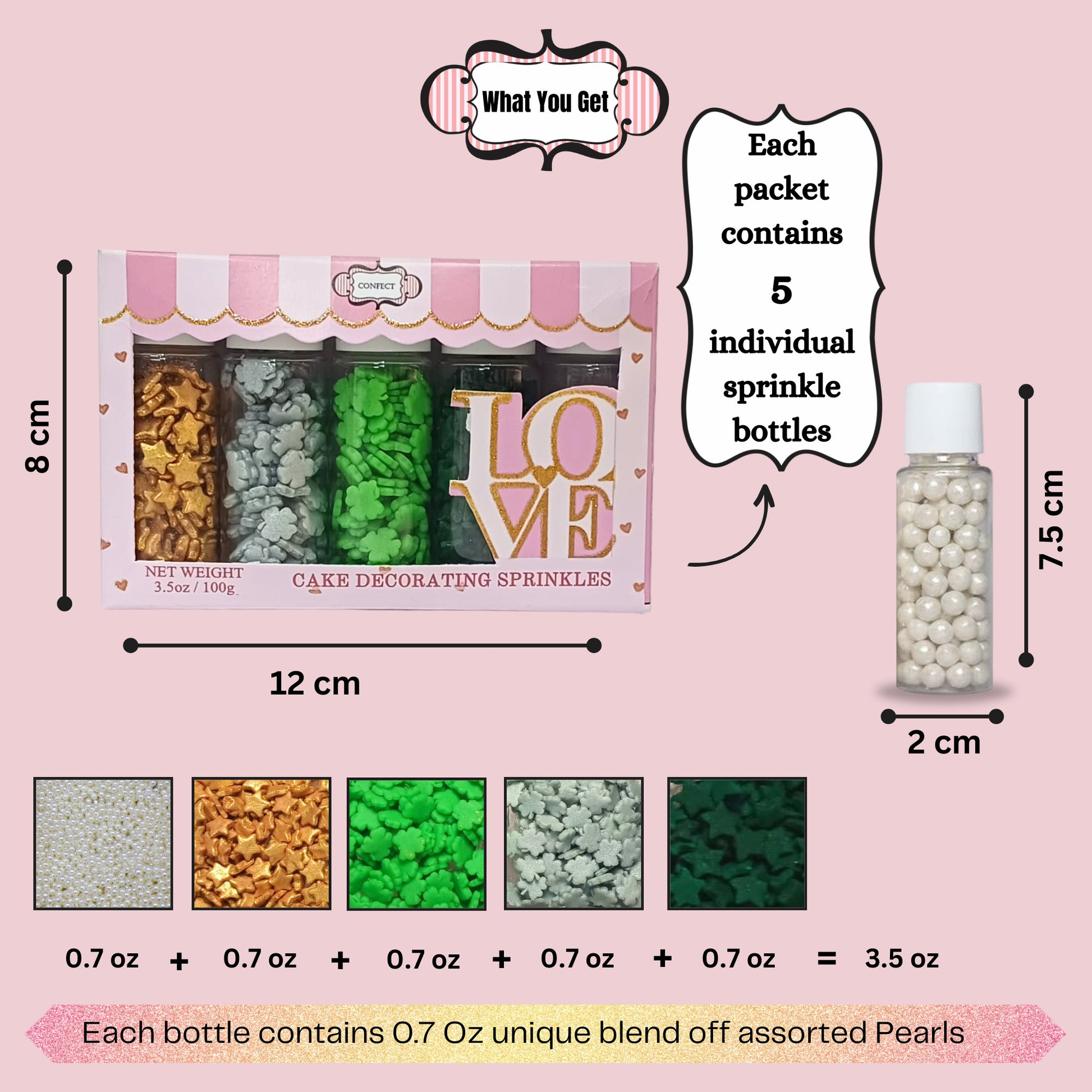 Confect St. Patrick's Sprinkles Multipack 1