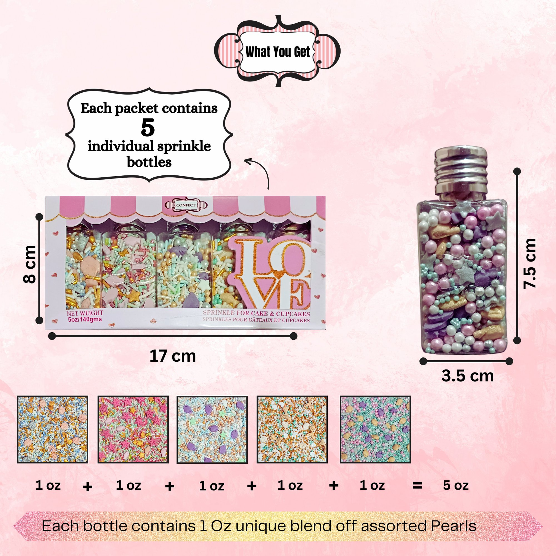 Confect Under the Sea Sprinkles for Decorations 01  Grab2Buy Confect Grab2Buy
