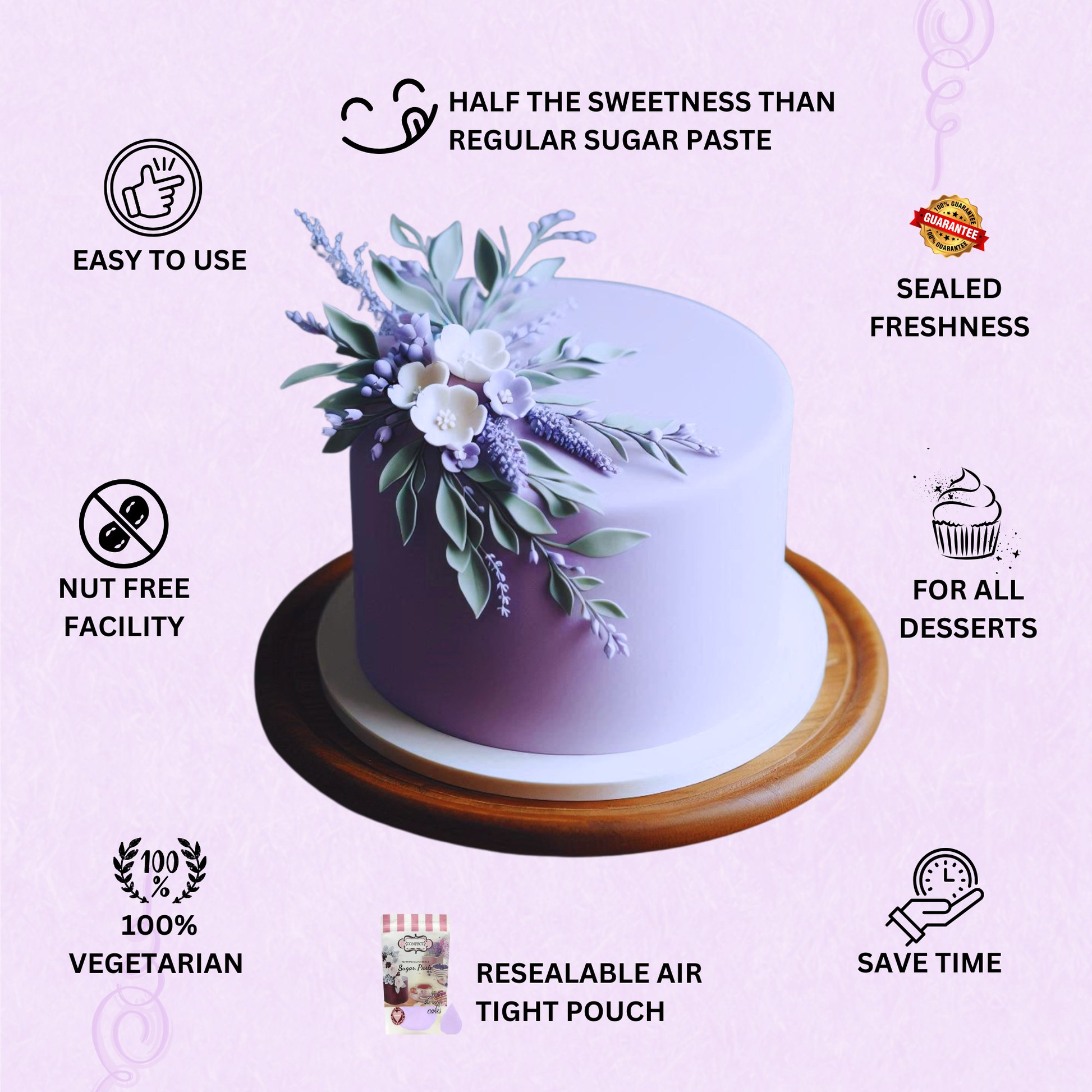 Confect Lavender Fondant | Edible Sugarpaste