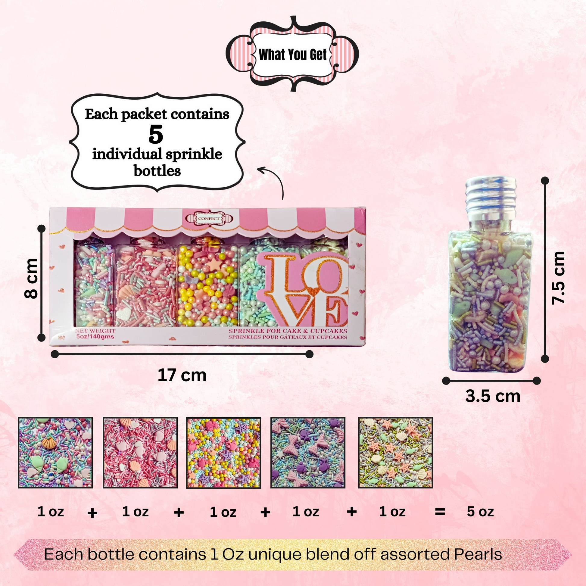 Confect Under the Sea Sprinkles for Decorations 07  Grab2Buy Confect Grab2Buy