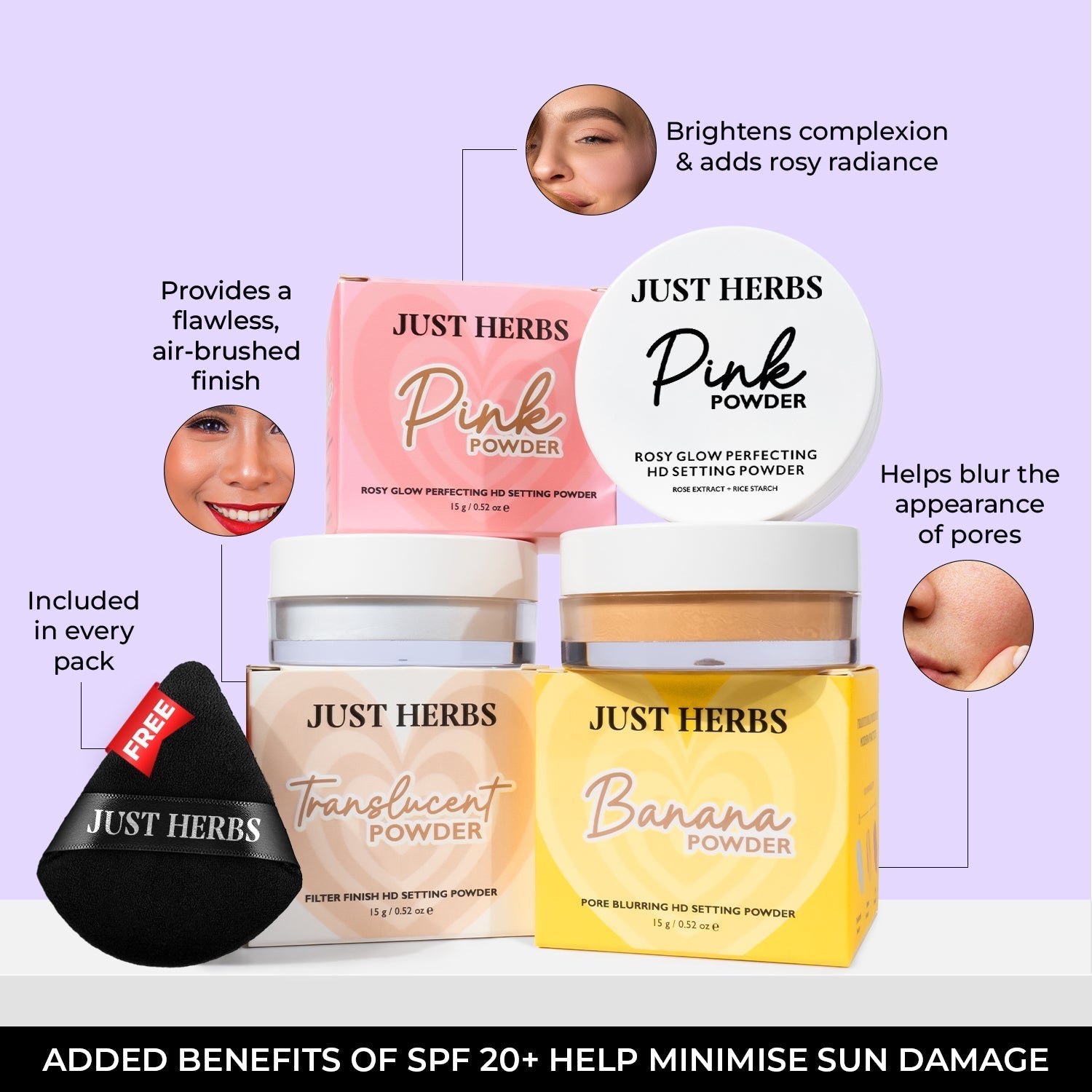 HD Makeup Setting Powders 