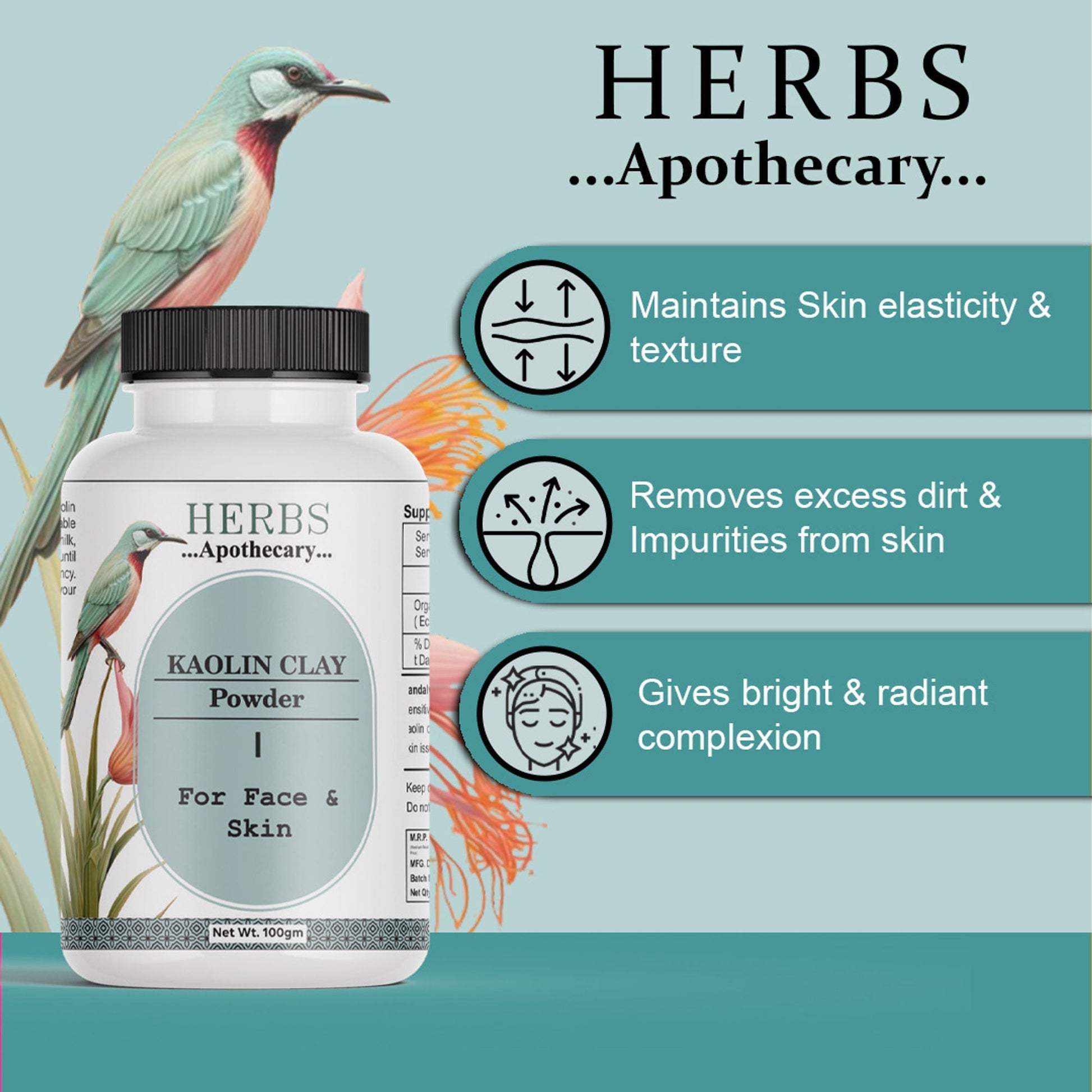 Zenvista Herbs Apothecary Kaolin Clay Powder For Face And Skins  Grab2Buy Zenvista Grab2Buy