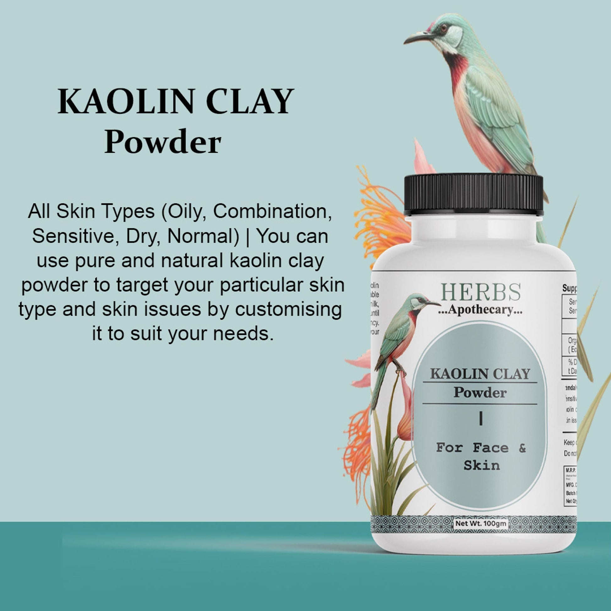 Zenvista Herbs Apothecary Kaolin Clay Powder For Face And Skins  Grab2Buy Zenvista Grab2Buy
