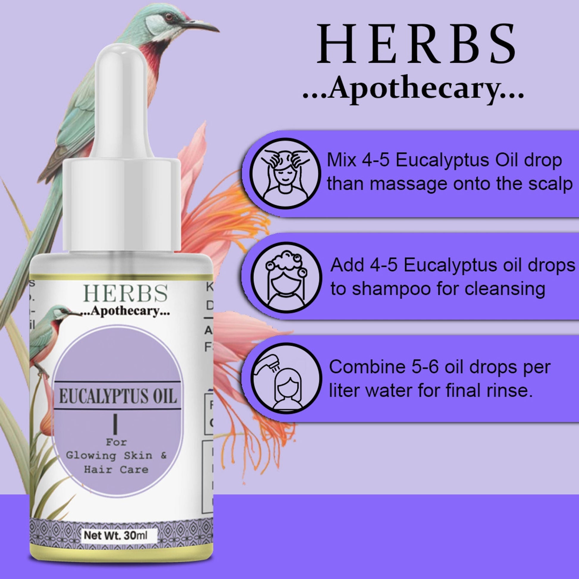 Zenvista Herbs Apothecary Eucalyptus Oil For Skin & Hair Care  Grab2Buy Zenvista Grab2Buy