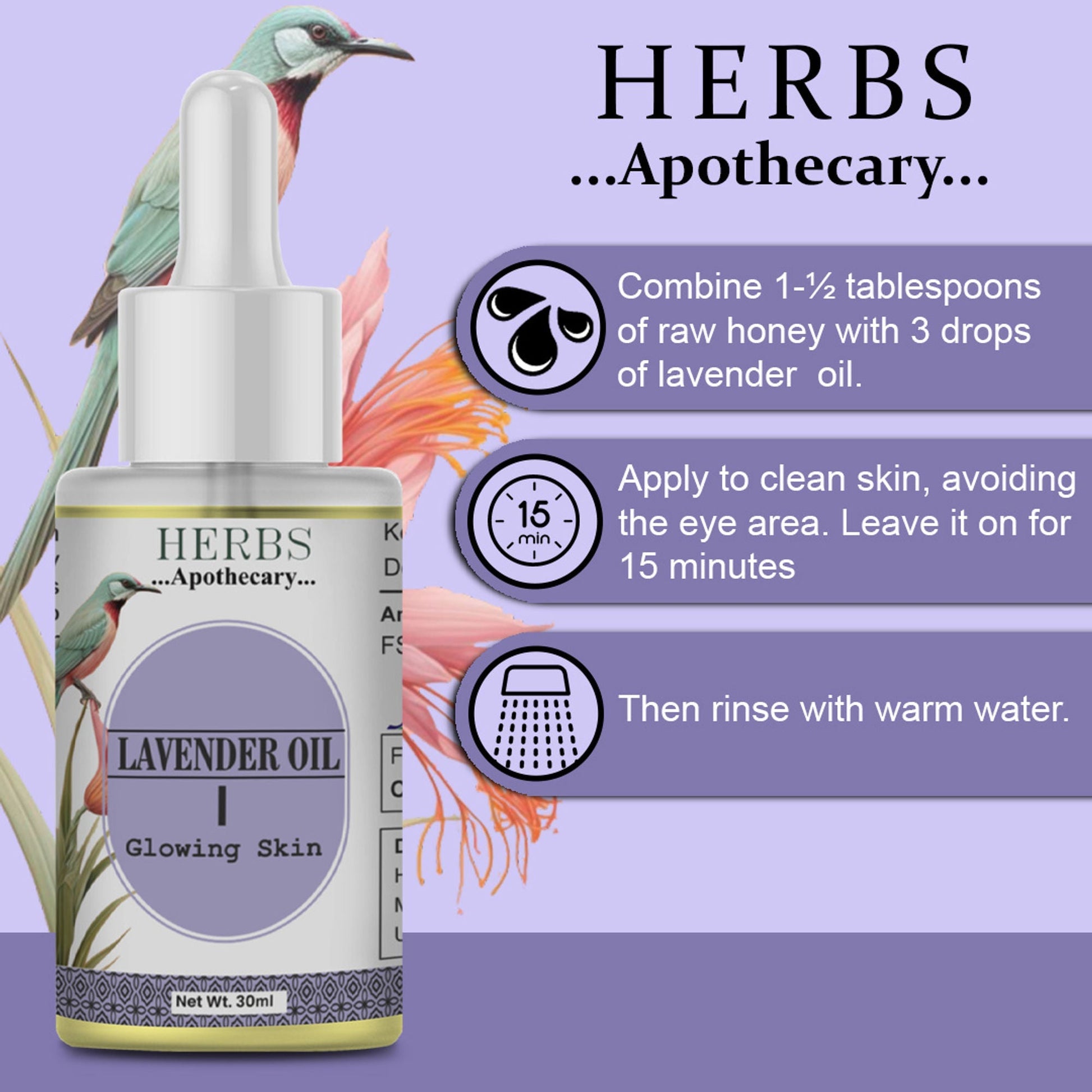 Zenvista Herbs Apothecary Lavender Oil For Glowing Skin  Grab2Buy Zenvista Grab2Buy