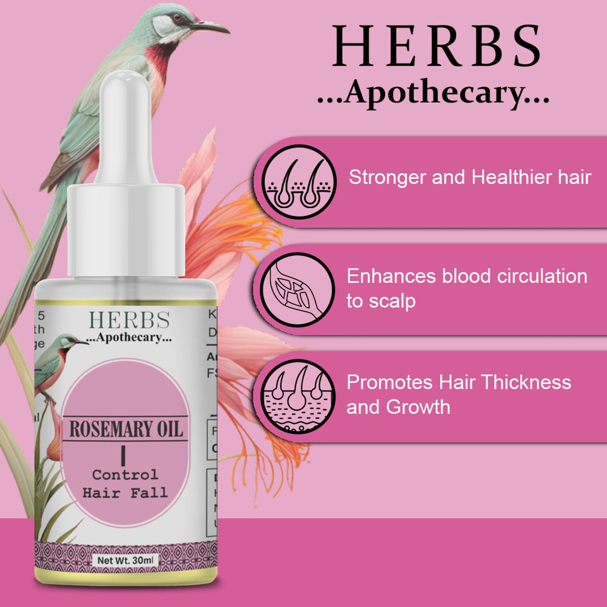 Zenvista Herbs Apothecary Rosemary Oil For Control Hair Fall  Grab2Buy Zenvista Grab2Buy