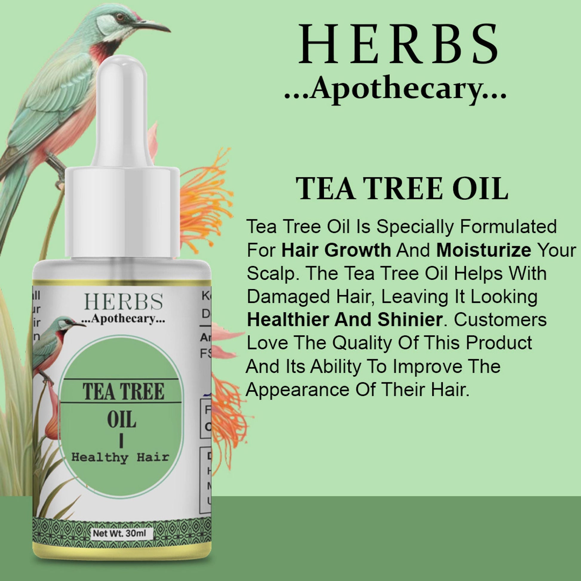Zenvista Herbs Apothecary Tea Tree Oil For Hair  Grab2Buy Zenvista Grab2Buy