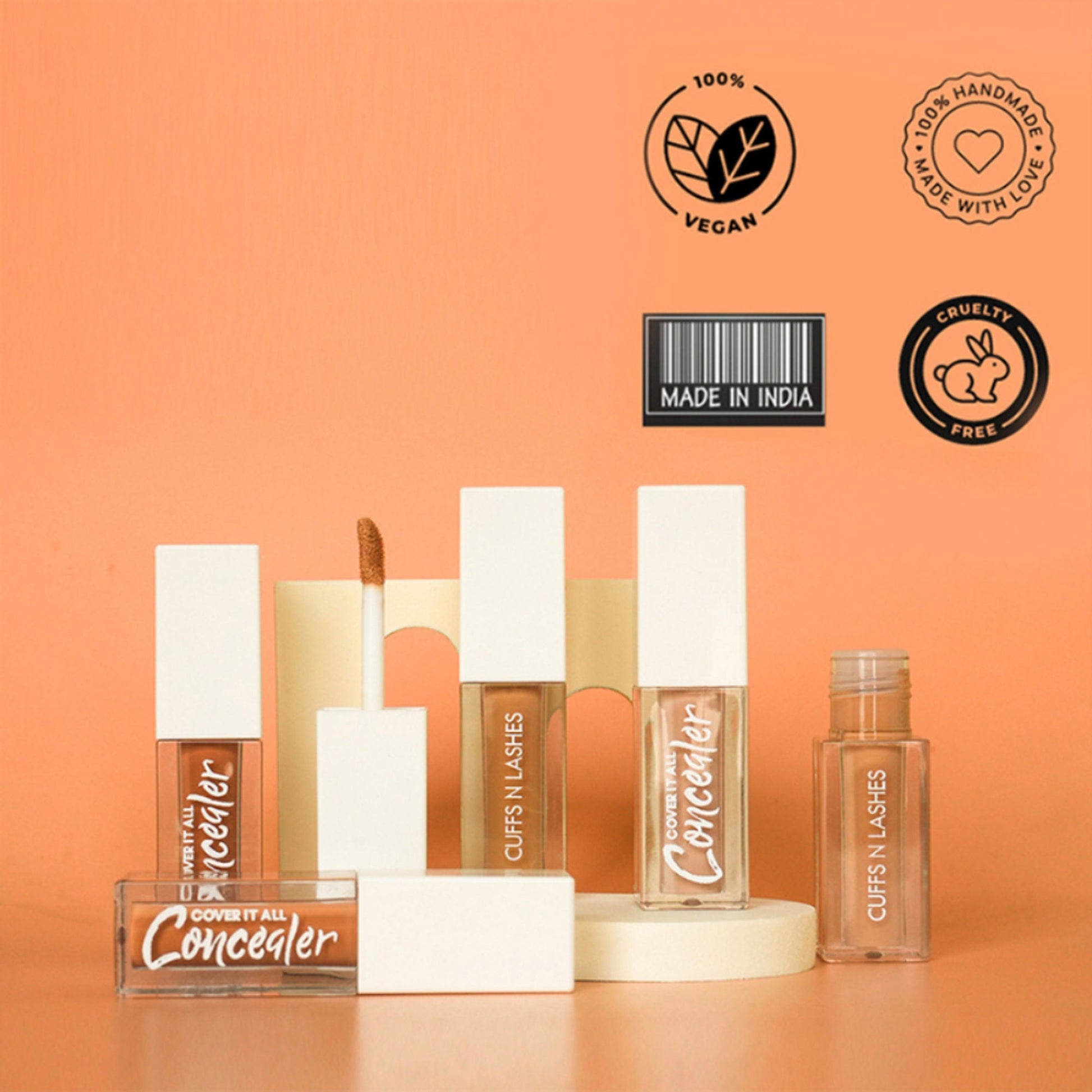 CUFFS N LASHES Cover It All Liquid Concealer - 03 Milk Shake