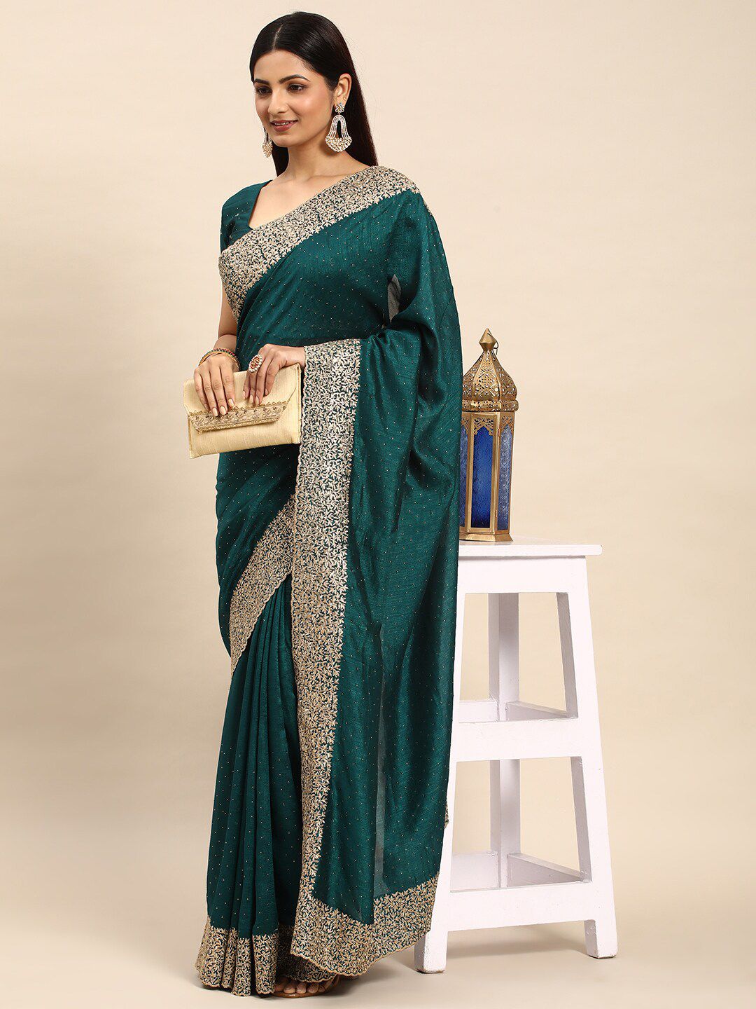 kasee Embellished Zari Saree