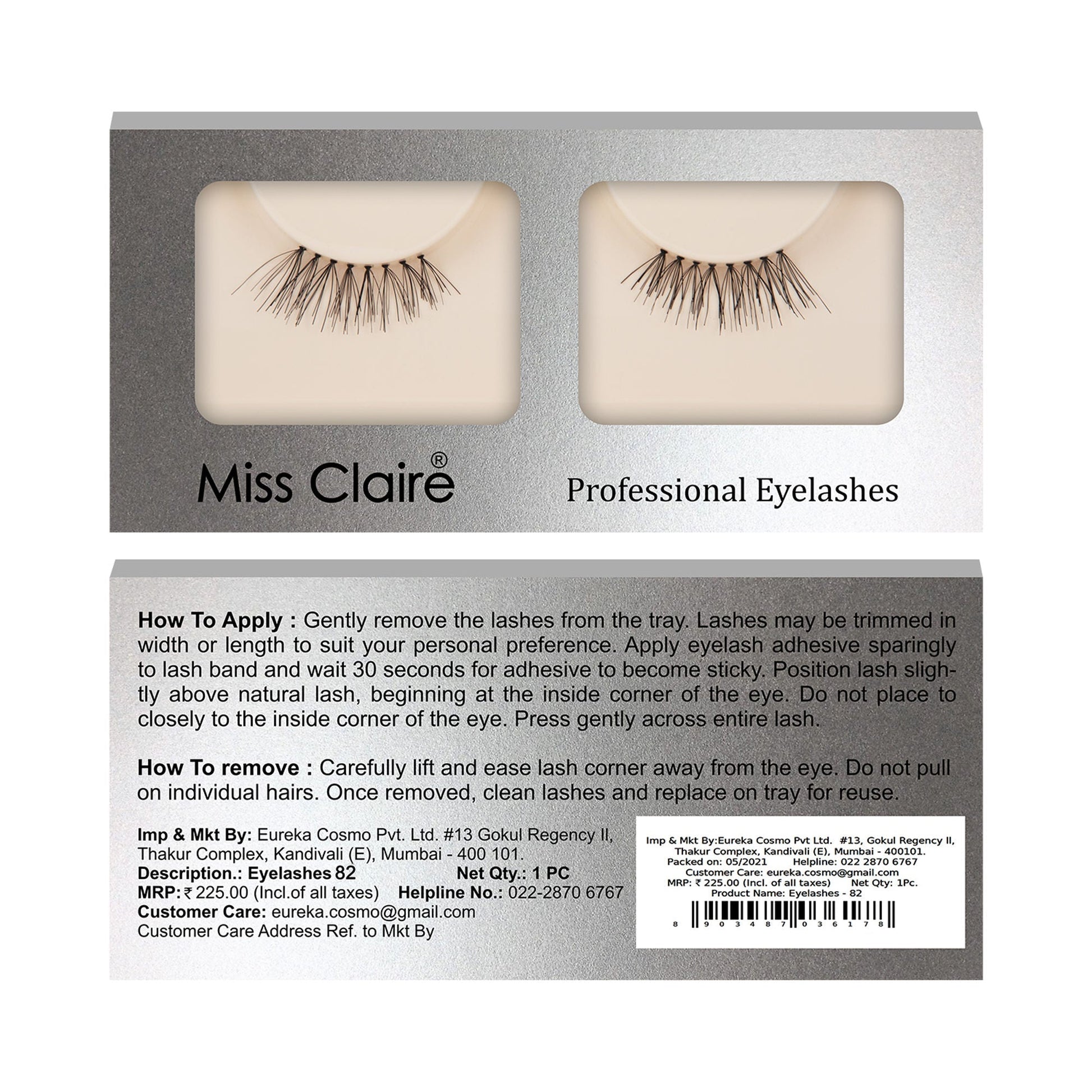 Miss Claire Eyelashes - 82 | Swadesiicart