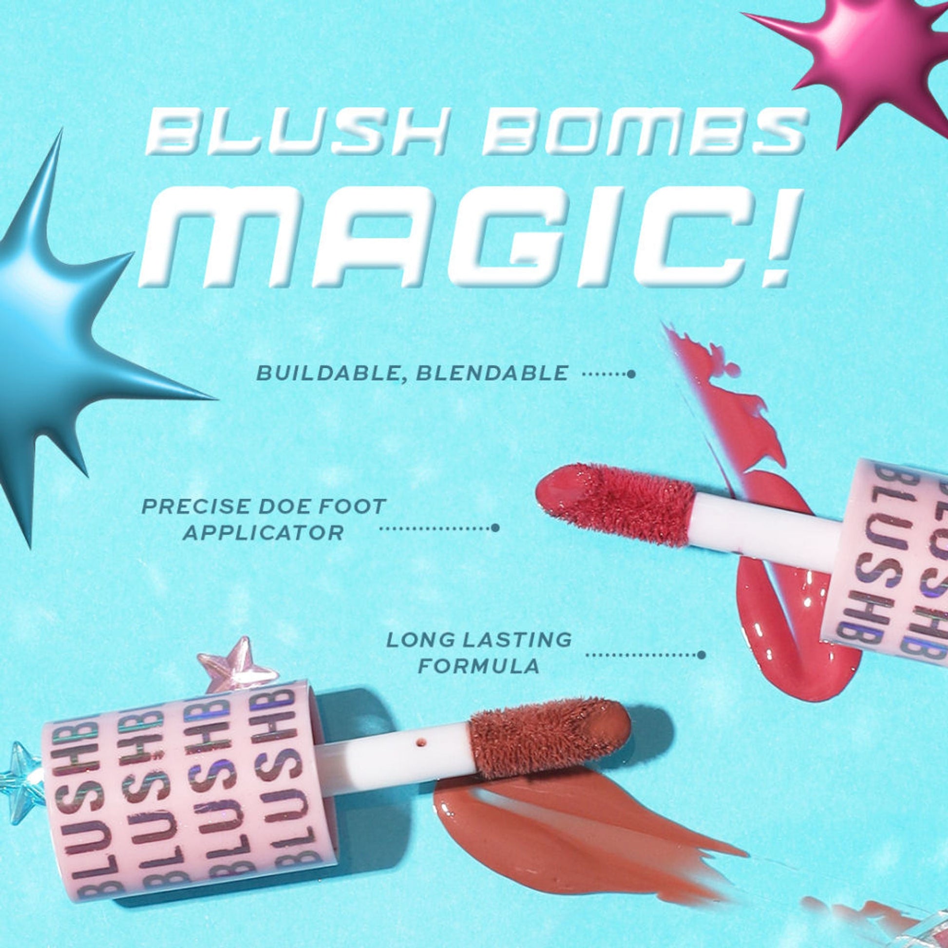 Makeup Revolution Y2K Baby Blush Bomb - That's Cute Pink