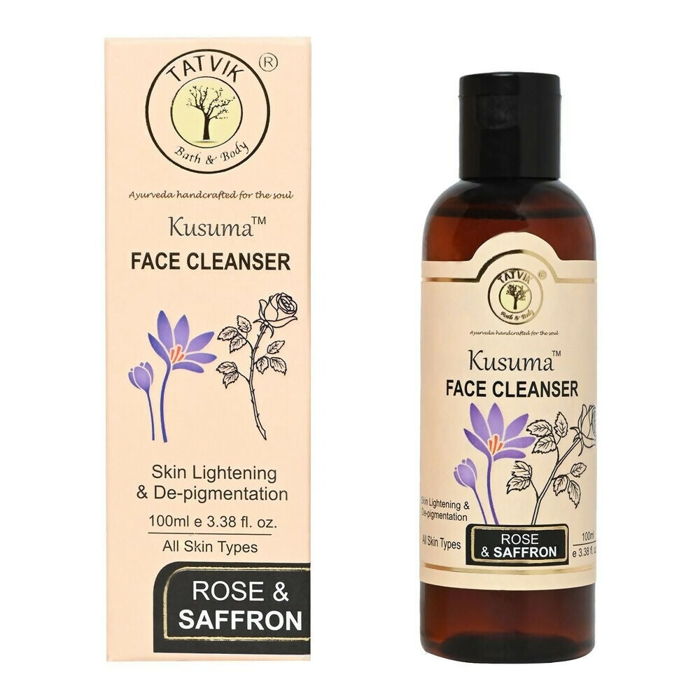 Tatvik Ayurveda Kusuma Face Cleanser (Rose & Saffron)  Grab2Buy Tatvik Ayurveda Grab2Buy