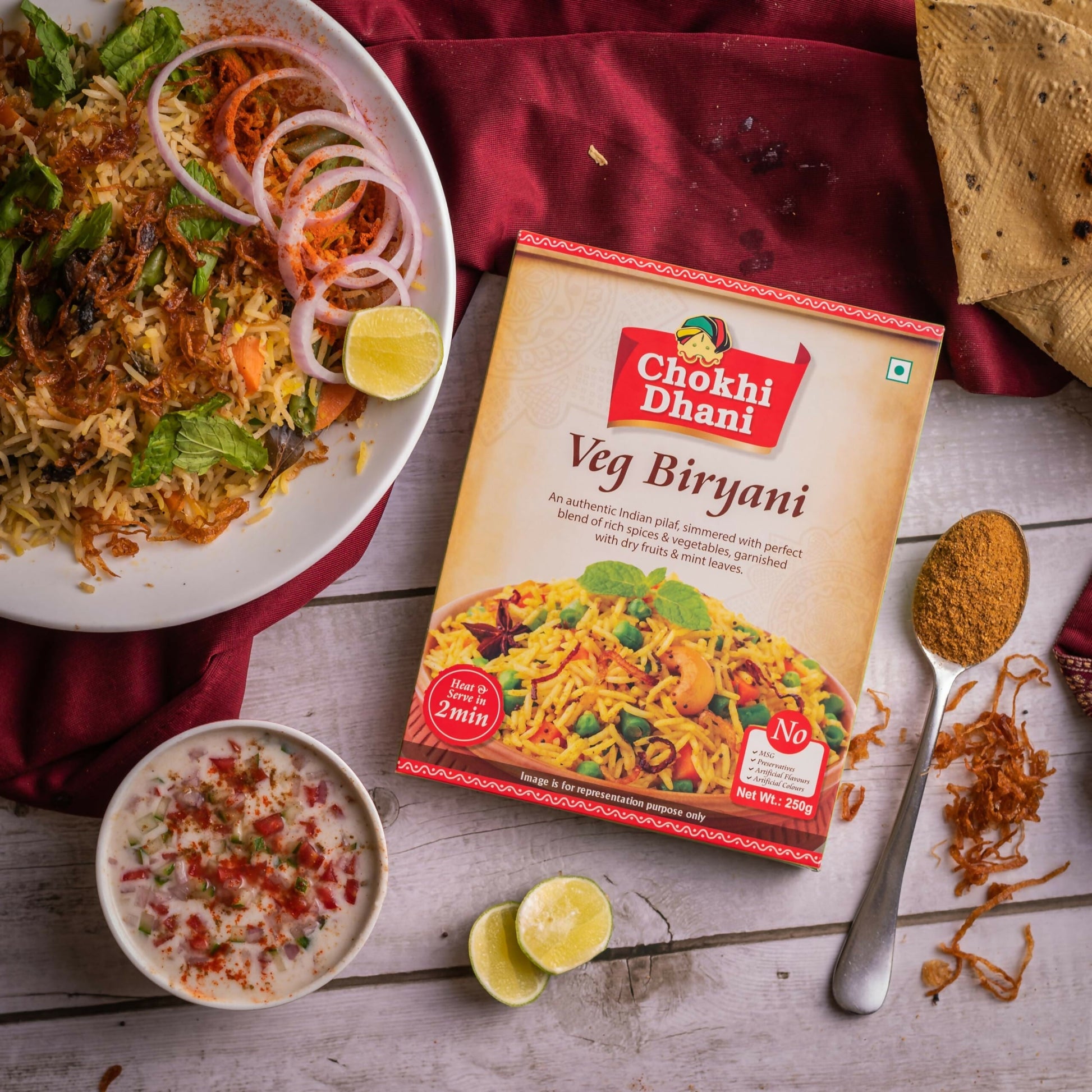 Chokhi Dhani Veg Biryani Instant Premix 