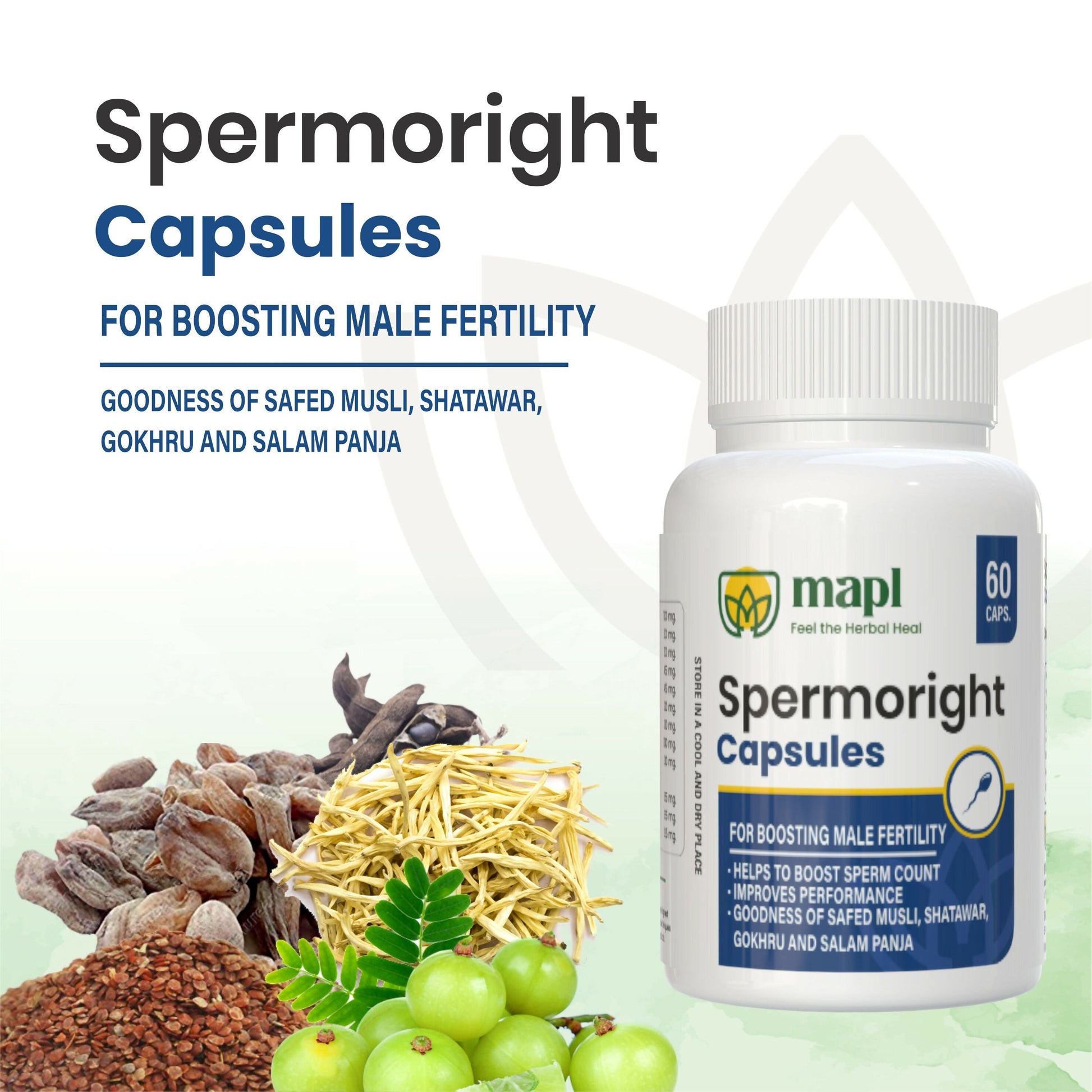 MAPL Spermoright Capsule Sperm Booster For Mens 