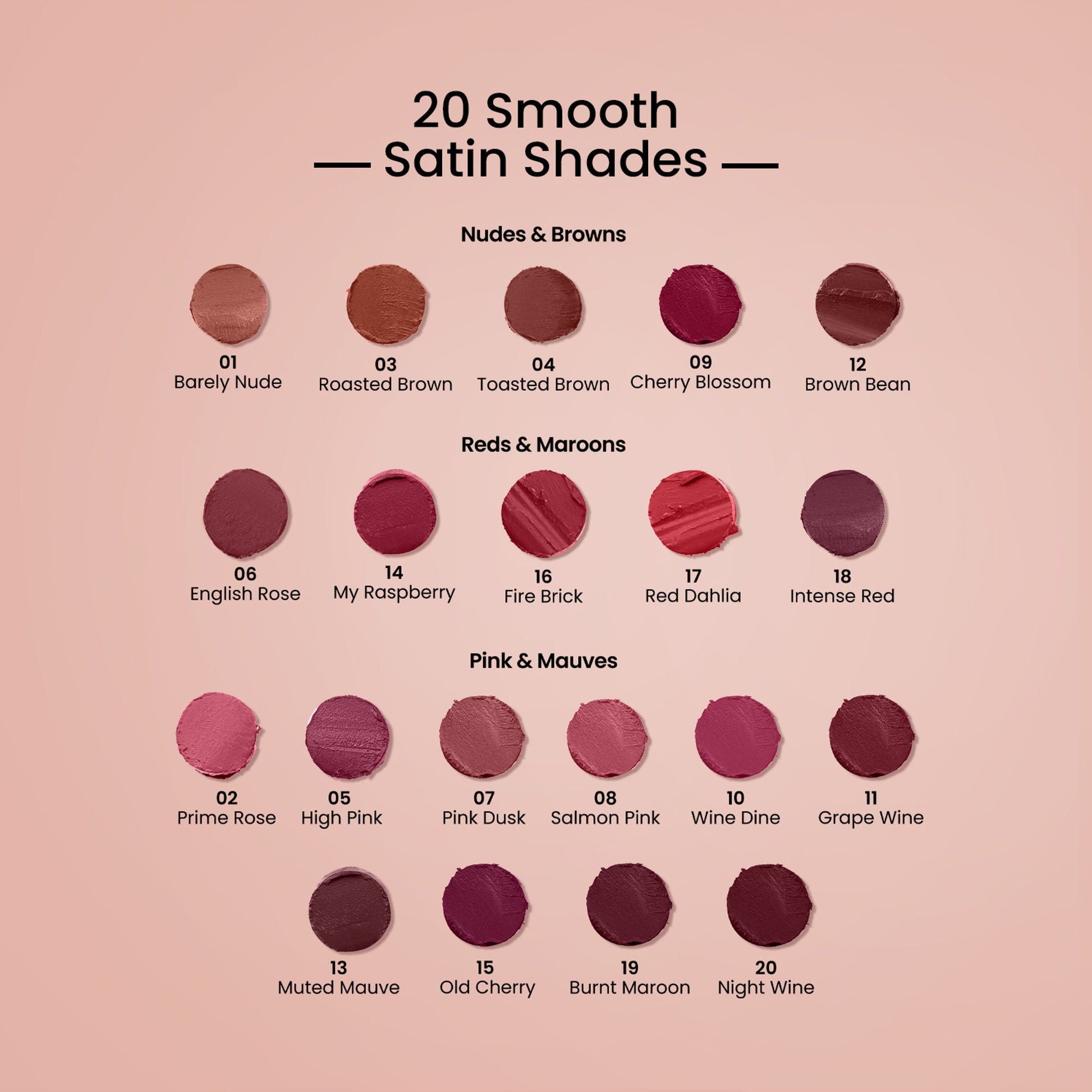 Swiss Beauty Satin Comfort Smooth Glide, Highly Pigmented , Ultra Hydrating Lipstick - 7 Pink Dusk