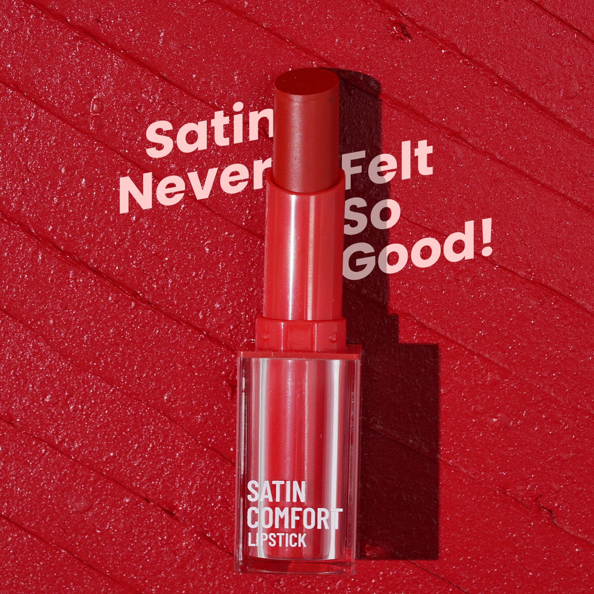 Swiss Beauty Satin Comfort Smooth Glide, Highly Pigmented , Ultra Hydrating Lipstick - 14 My Raspberry