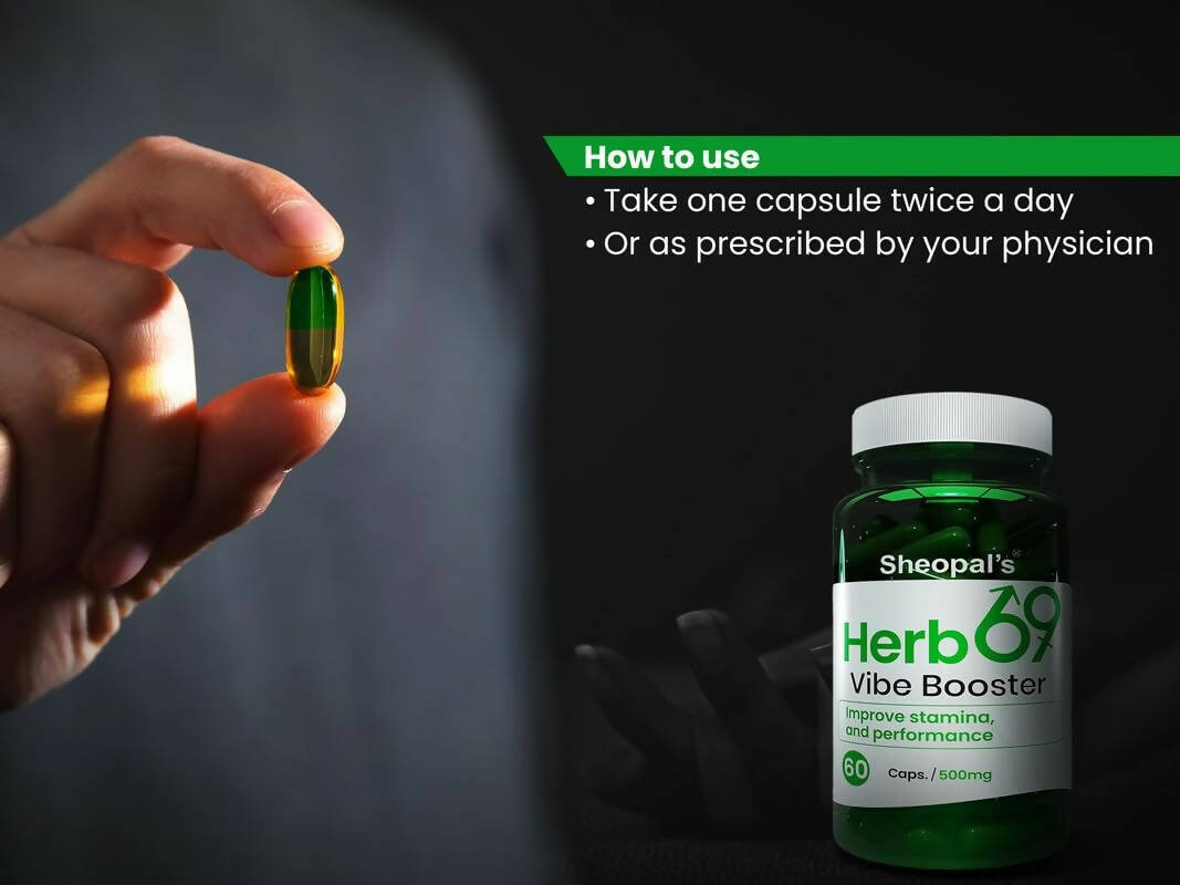 Sheopal's Herb 69 Vibe Booster Capsules - Grab2buy
