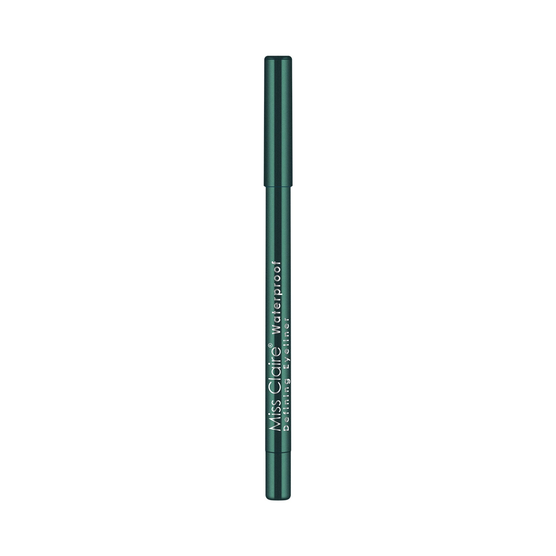 Miss Claire Waterproof Defining One Stroke Eyeliner Kajal - Party Green