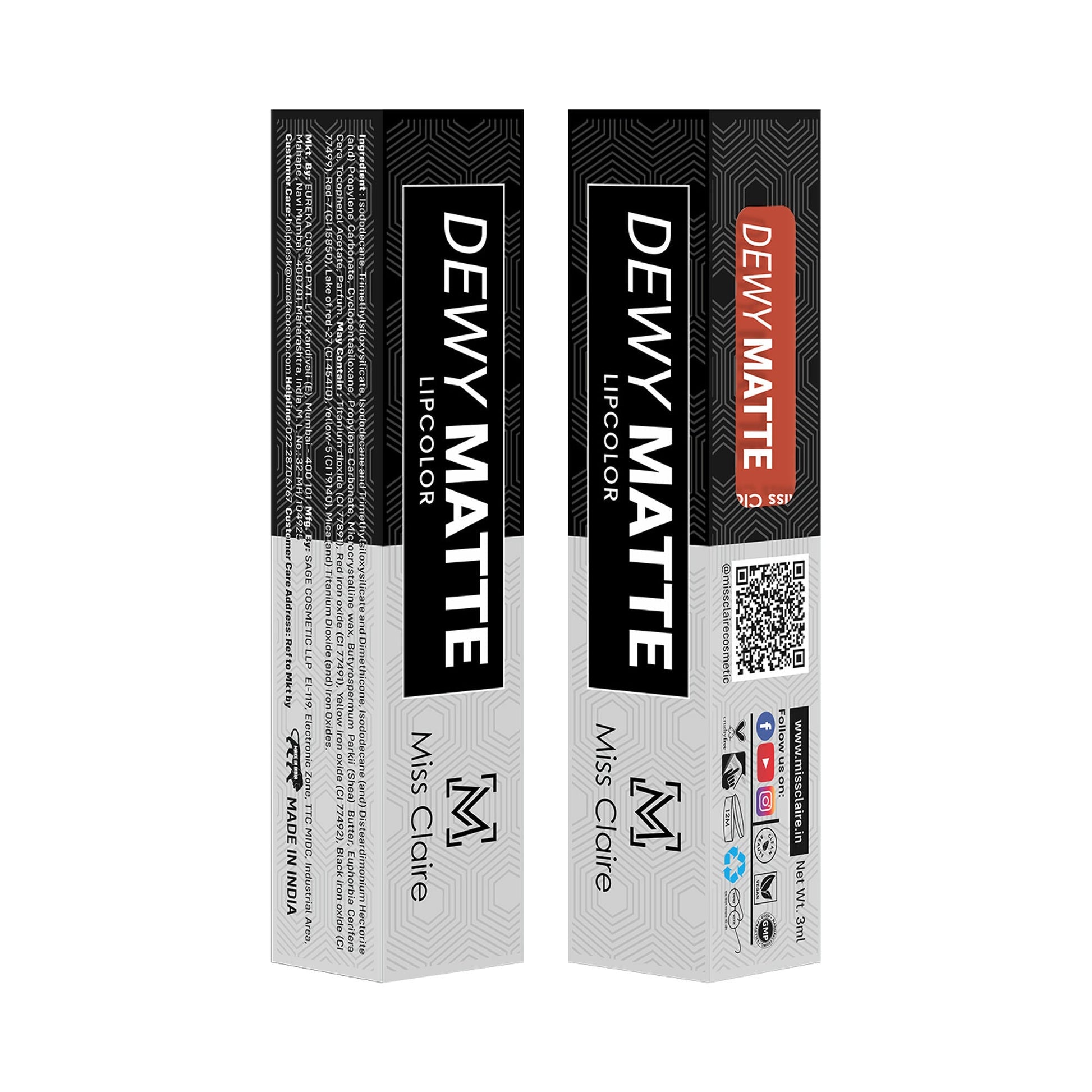 Miss Claire Dewy Matte Lip Color - 13 Cinnamon Swirl