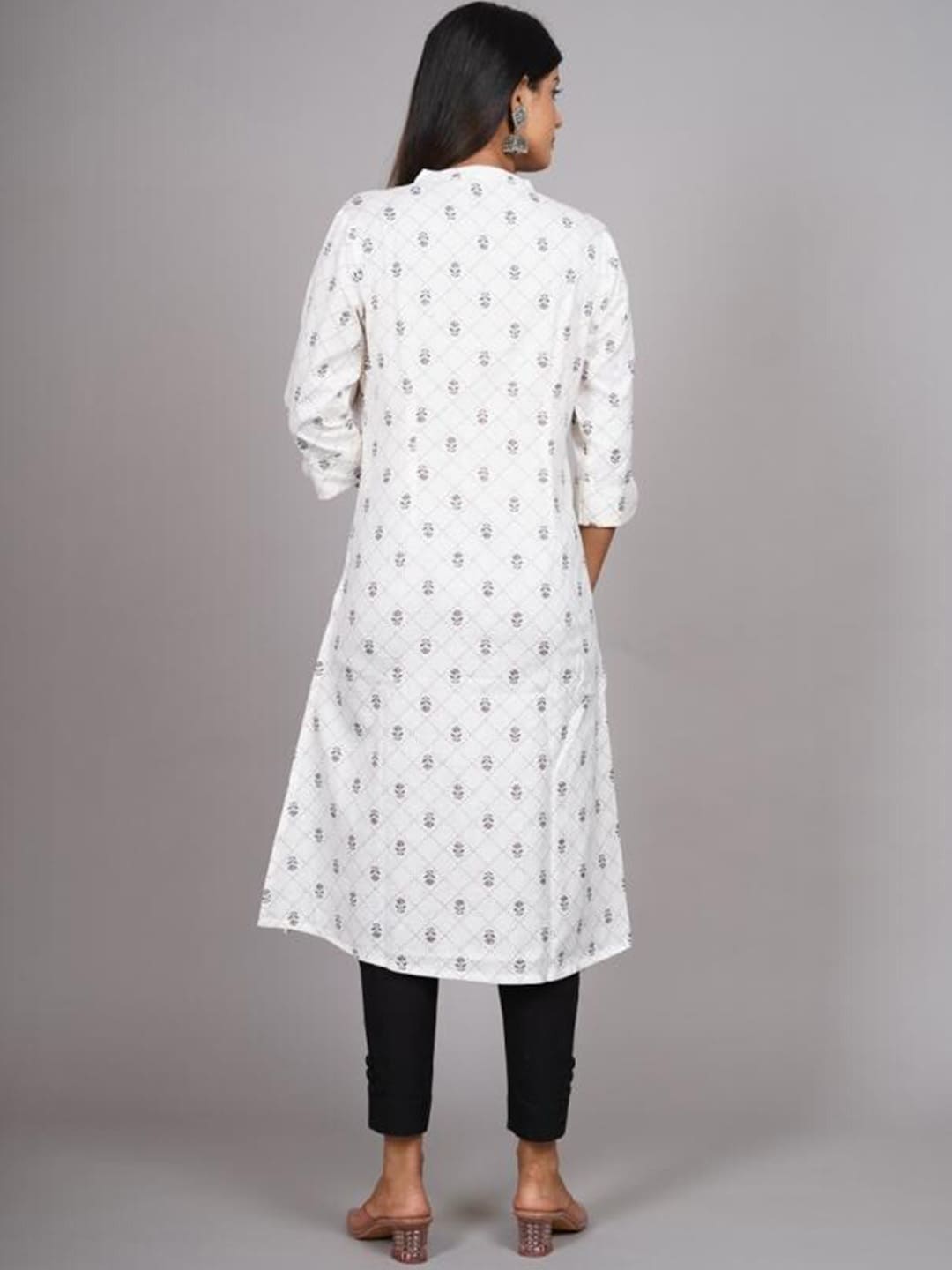 HERE&NOW Geometric Printed Kurta