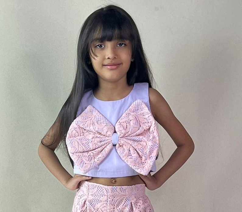 ArthLife Lavender And Pink Bow Co-Ord Set 
