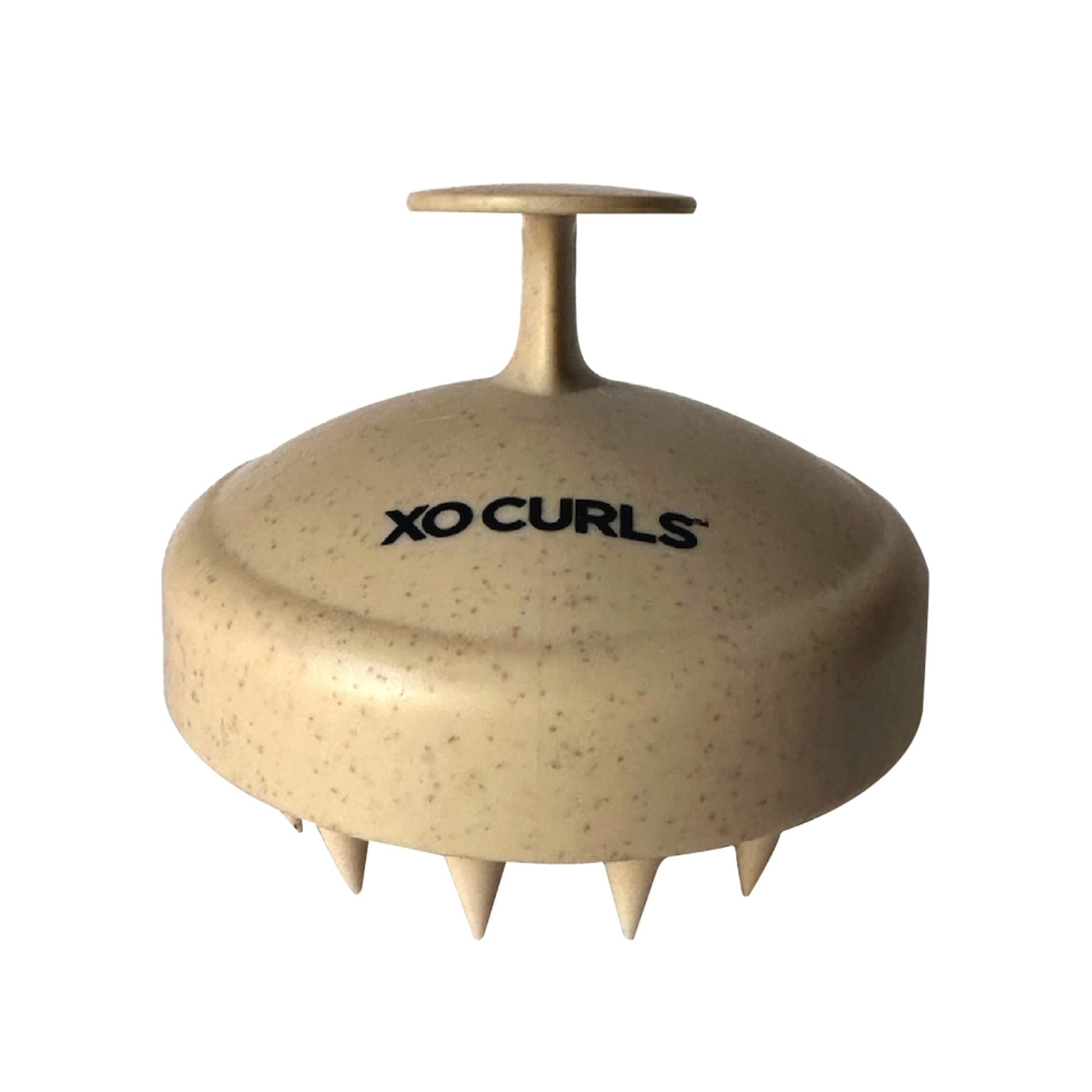 XO Curls Scalp Massaging Shampoo brush - Beige  Grab2Buy XO Curls Grab2Buy
