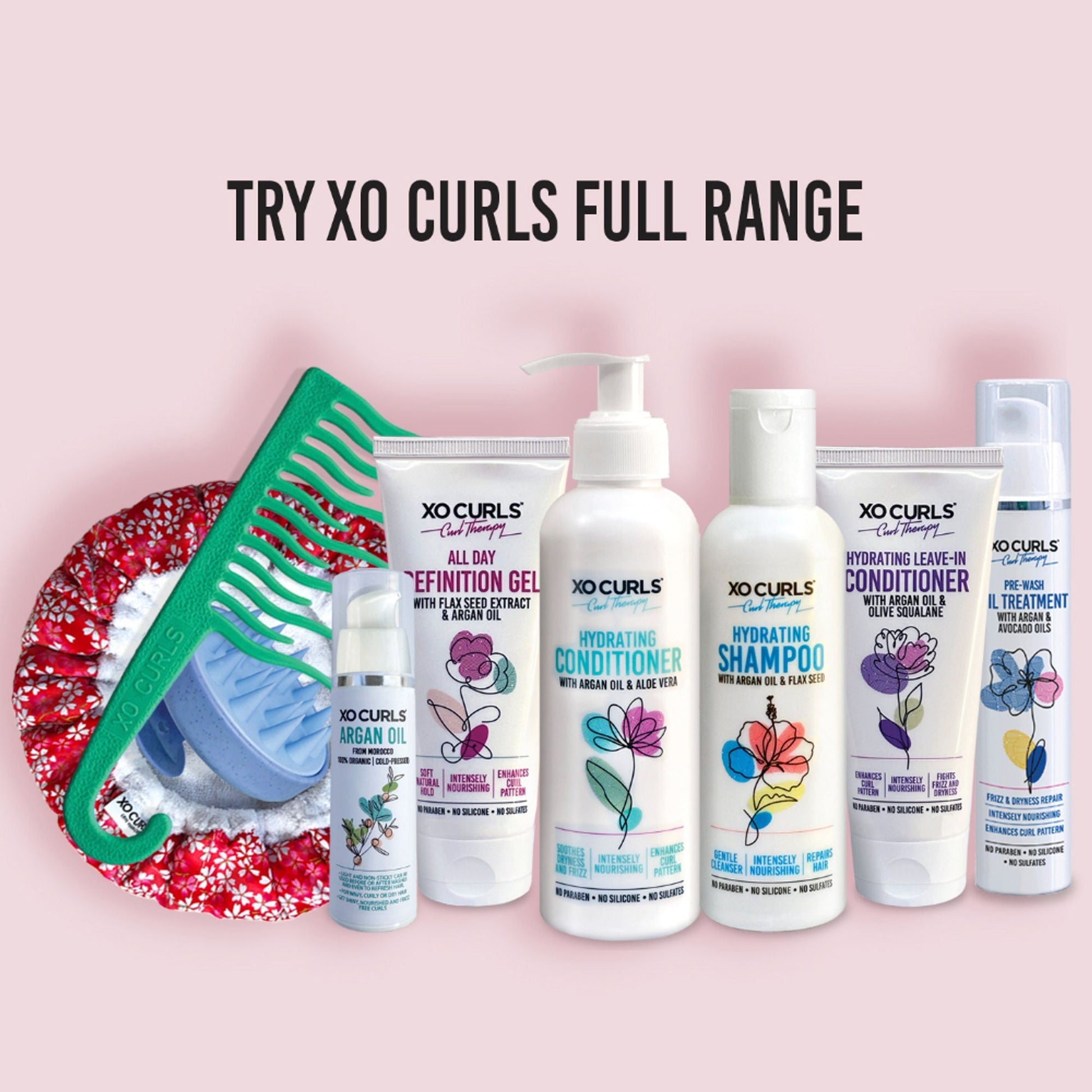 XO Curls Shampoo & Conditioner Combo  Grab2Buy XO Curls Grab2Buy