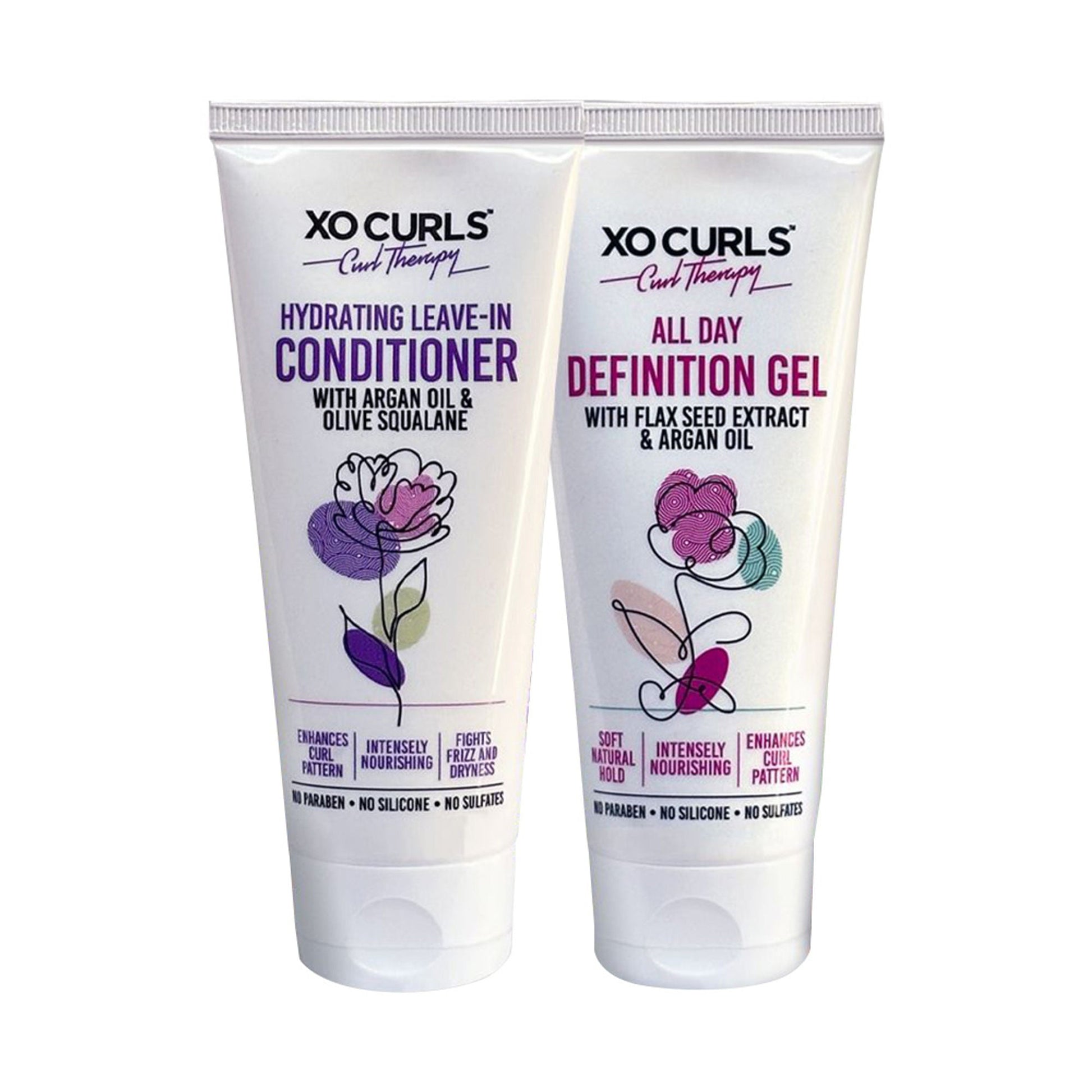 XO Curls All Day Definition Gel & Leave-In Conditioner Combo  Grab2Buy XO Curls Grab2Buy