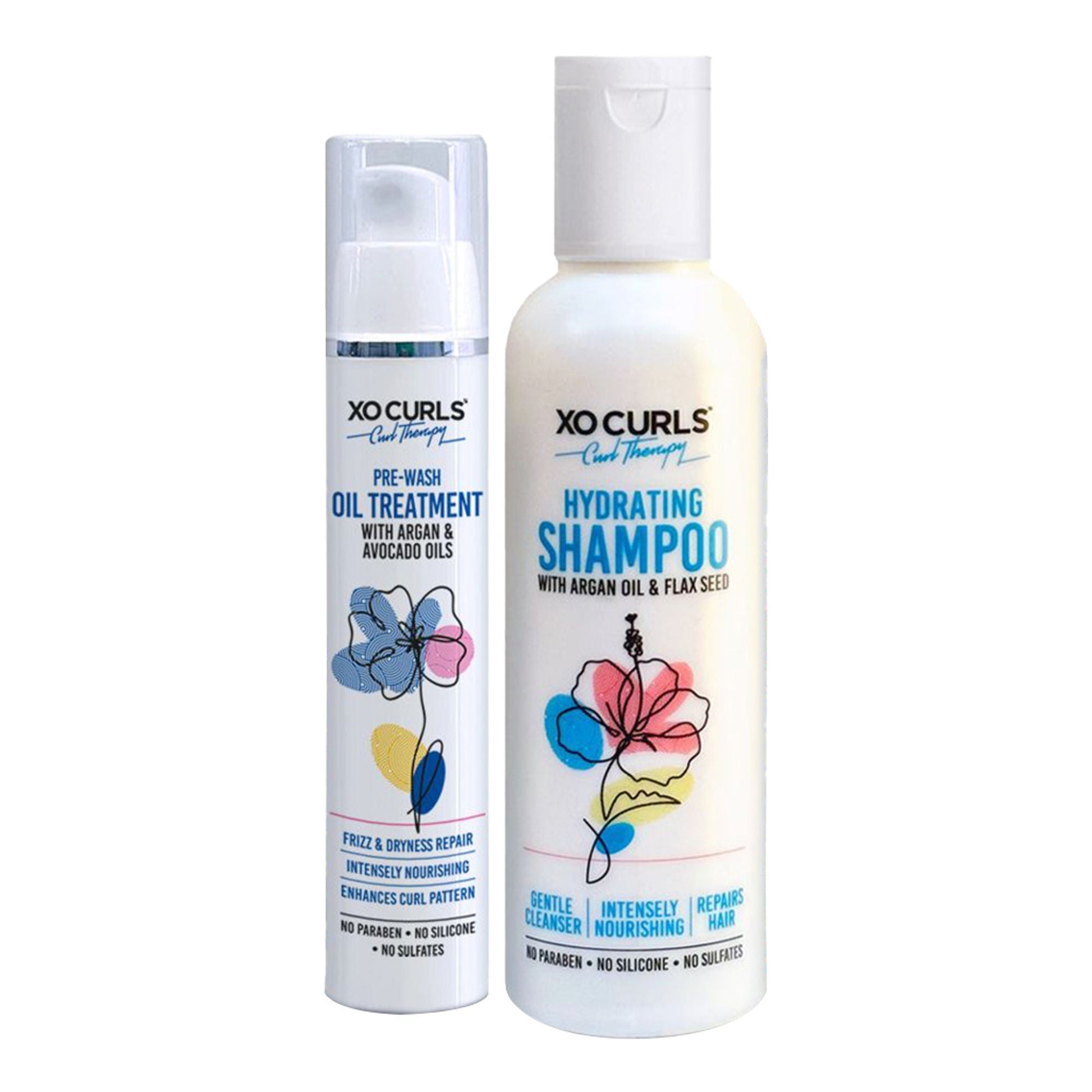 XO Curls Shampoo & Pre Wash Oil Combo  Grab2Buy XO Curls Grab2Buy