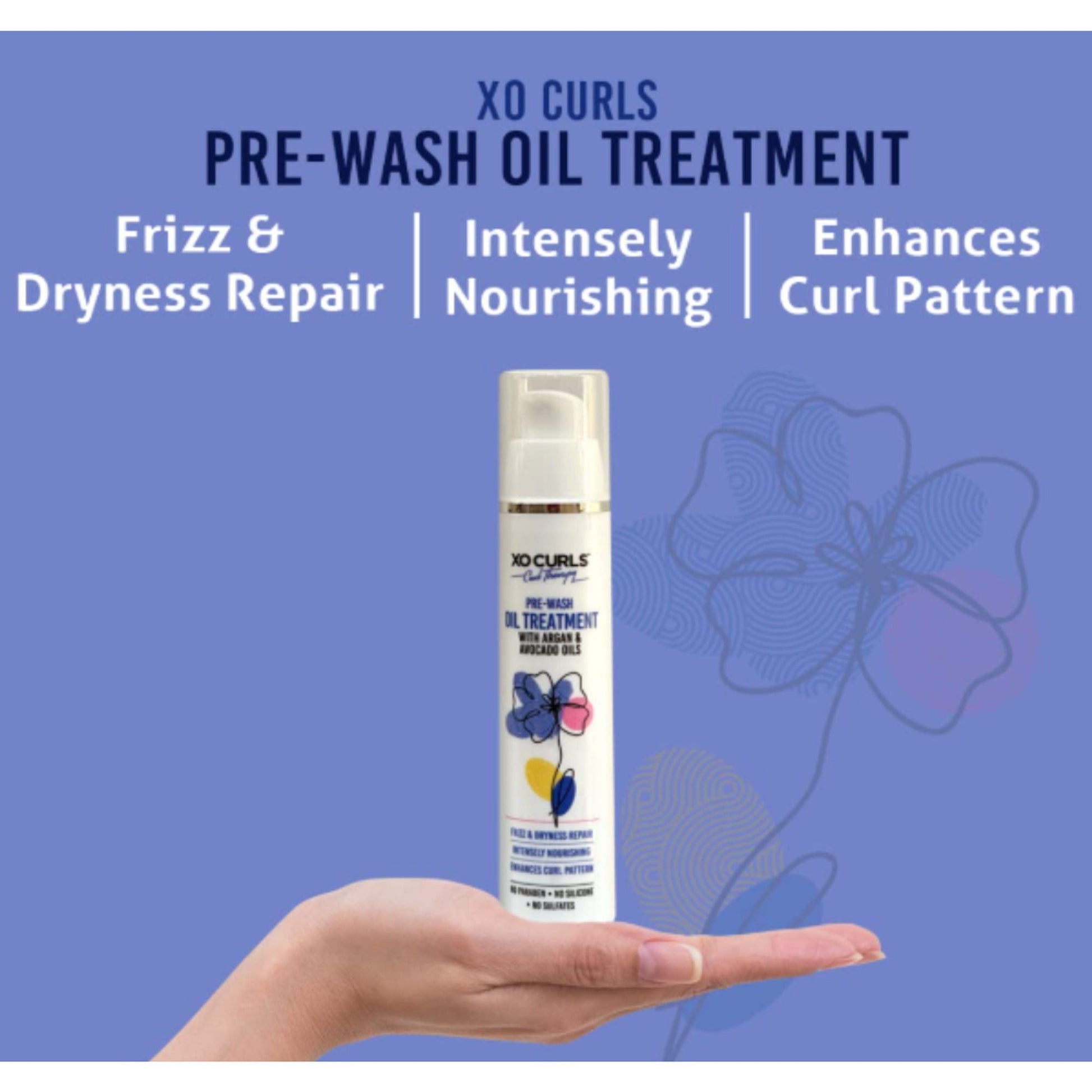 XO Curls Pre Wash Oil & Heat Cap Combo  Grab2Buy XO Curls Grab2Buy
