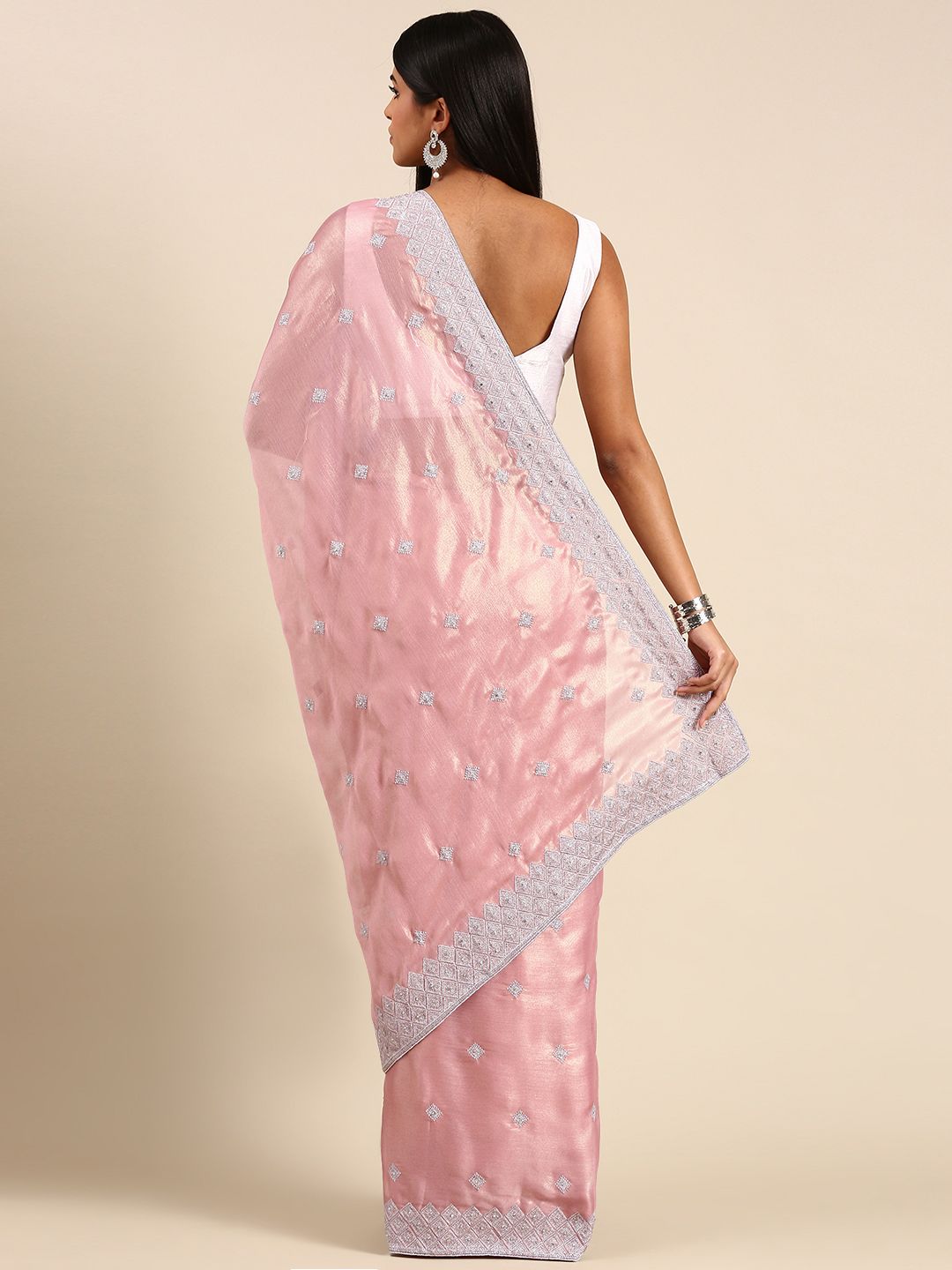 kasee Ethnic Motifs Zari Pure Chiffon Saree
