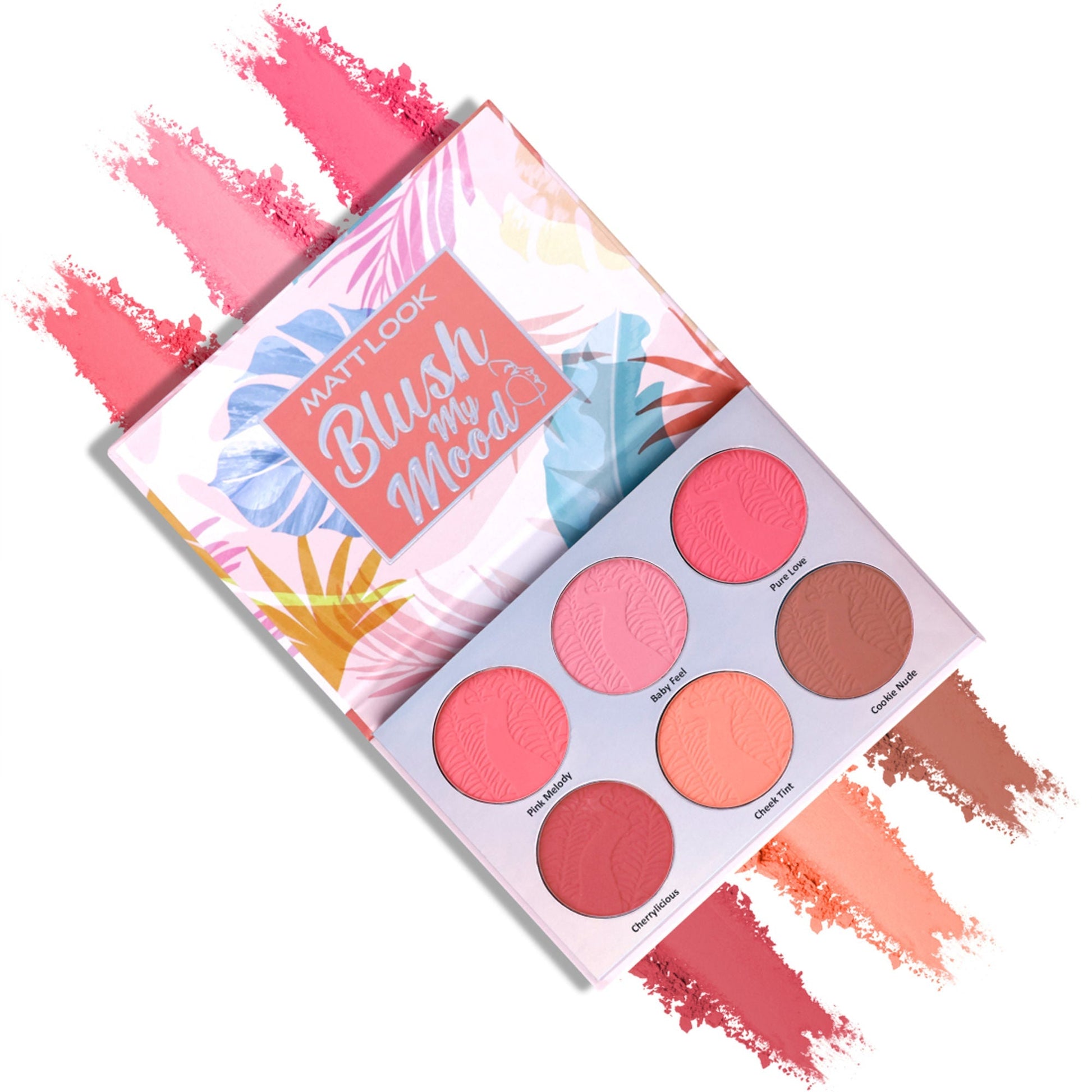 Matt Look Blush My Mood Highly Pigmented Blusher Palette - 02 Beautiful Inside Out 