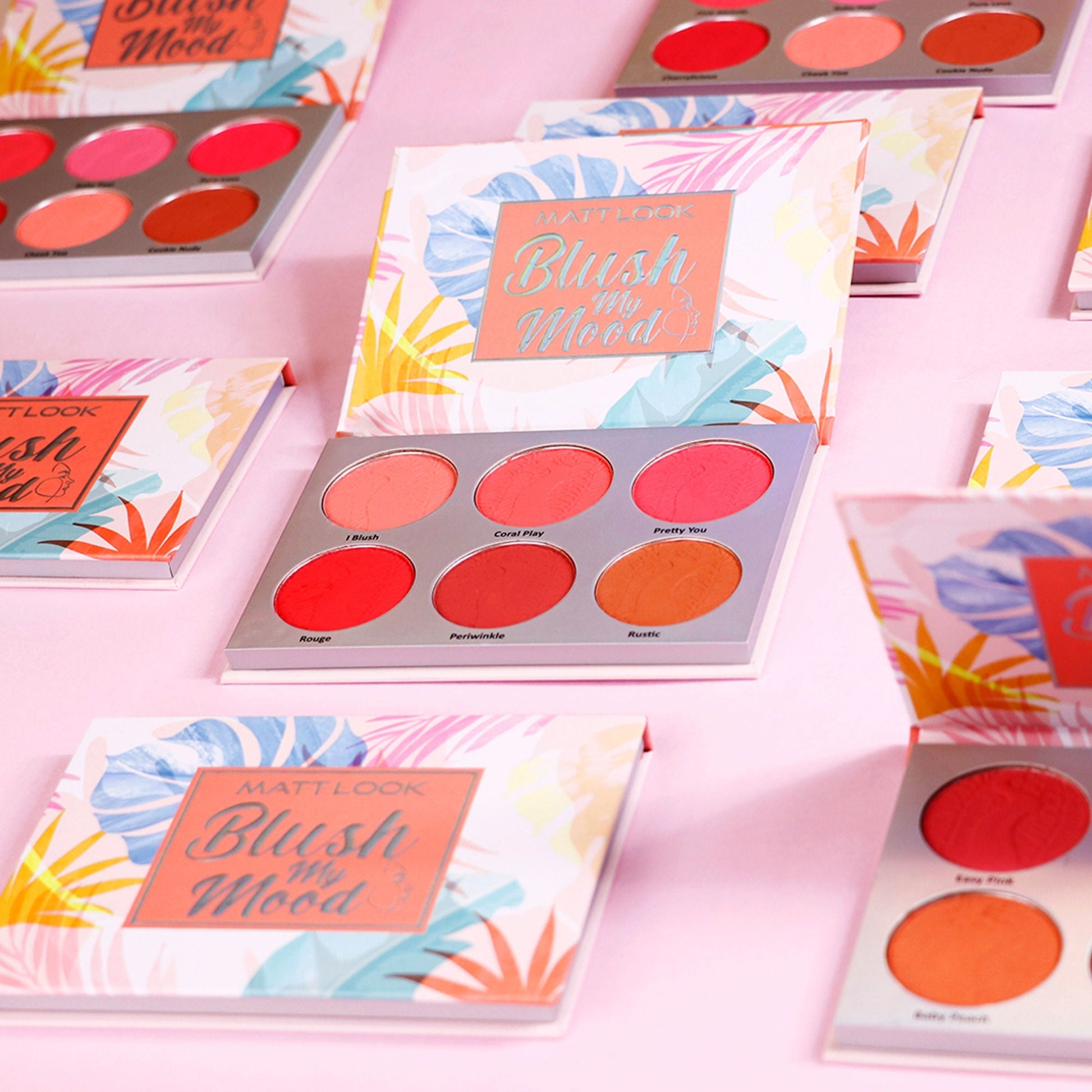 Matt Look Blush My Mood Highly Pigmented Blusher Palette - 02 Beautiful Inside Out 