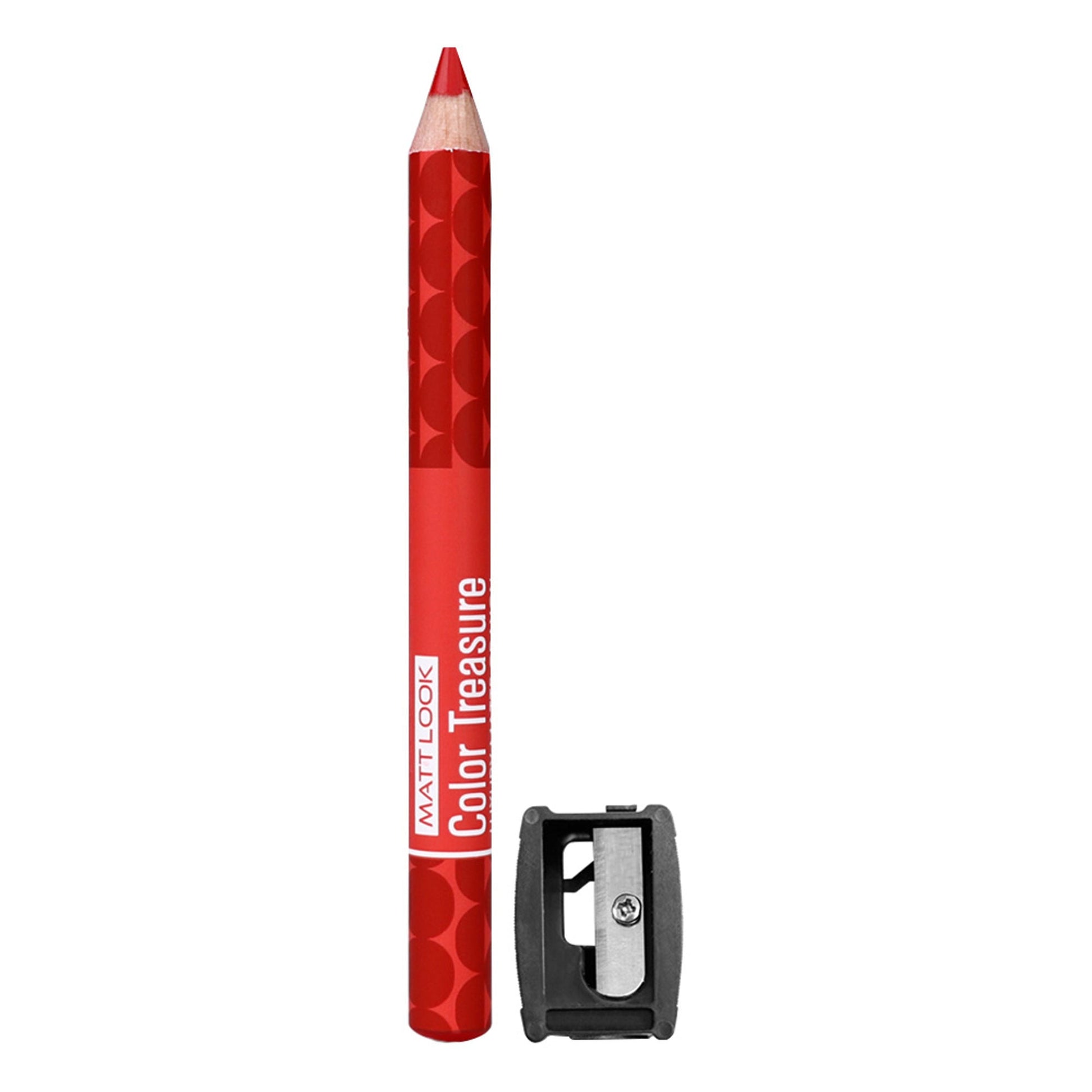 Matt Look Color Treasure Luxury Matte Lip Pencil Crayon - 01 Perfect Red 