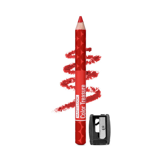 Matt Look Color Treasure Luxury Matte Lip Pencil Crayon - 01 Perfect Red 