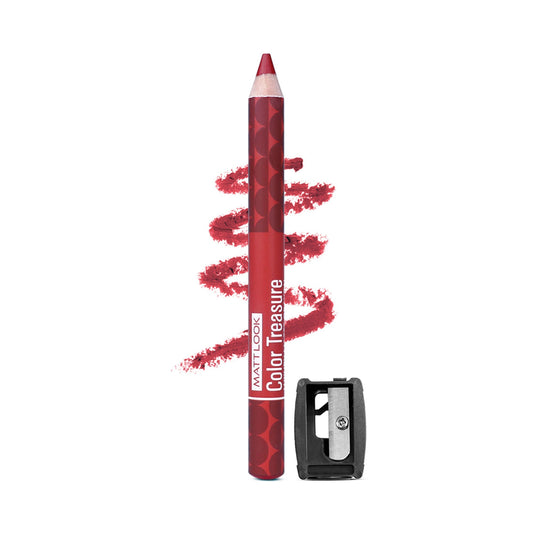 Matt Look Color Treasure Luxury Matte Lip Pencil Crayon - 03 Red Fantasy 